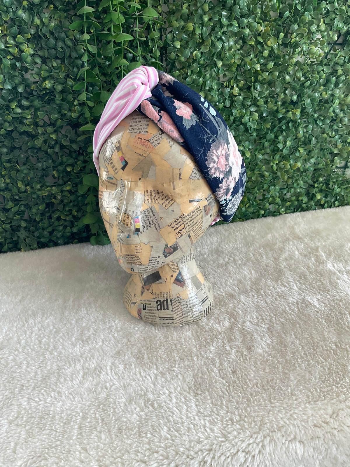 Turbante estampado
