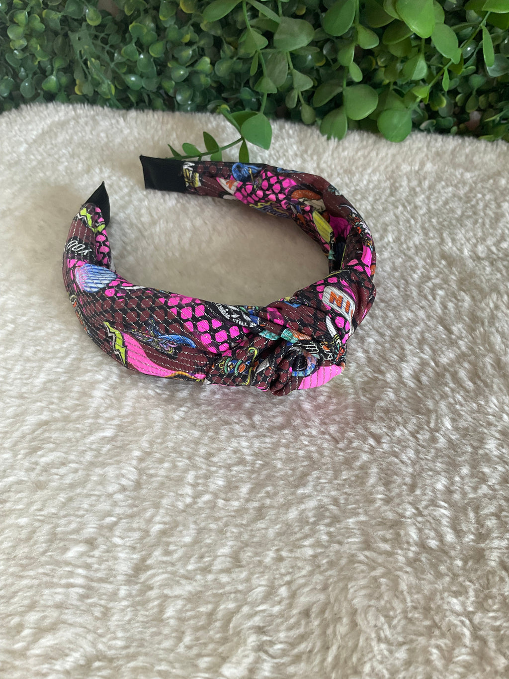Diadema estampada
