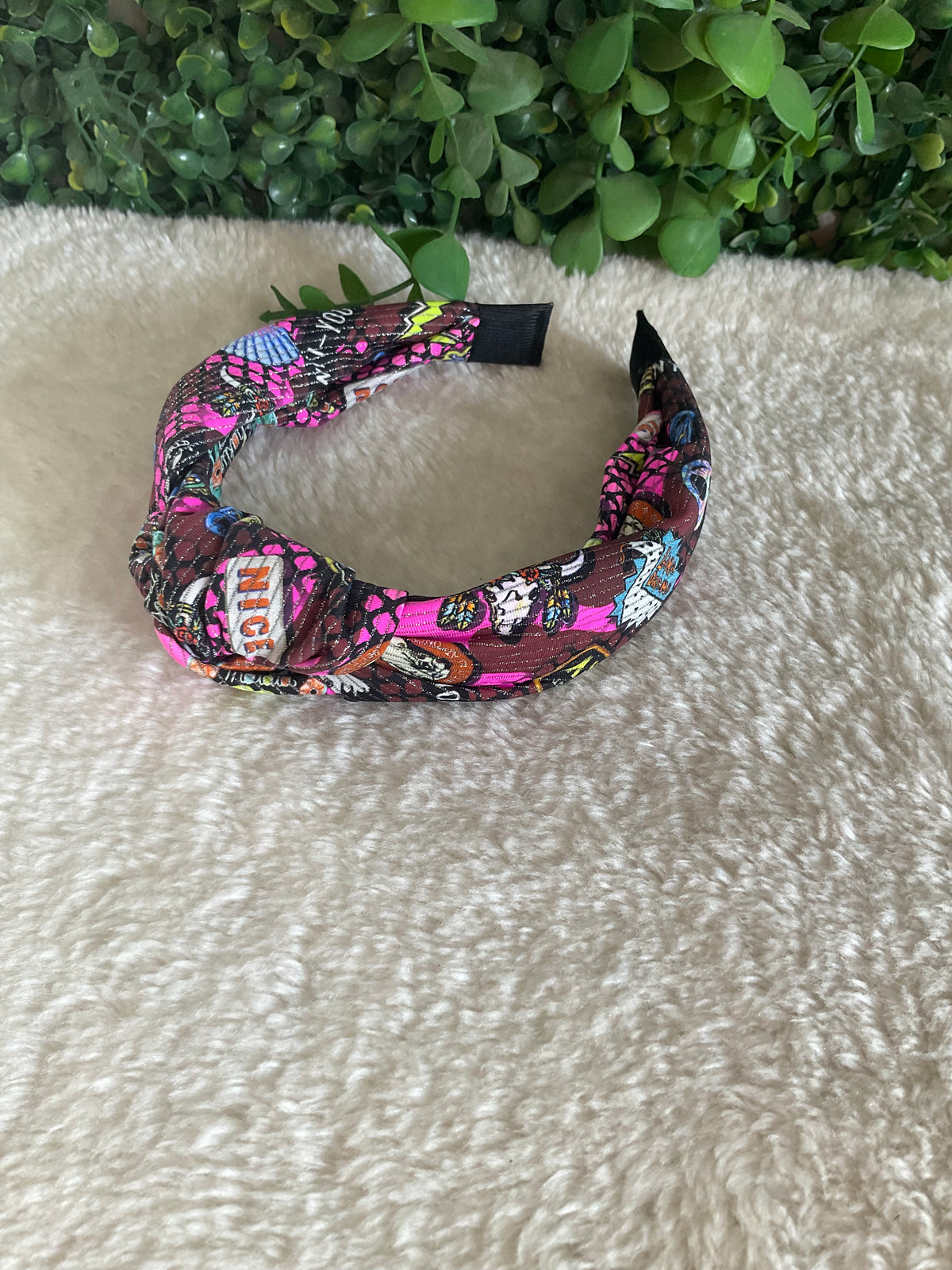 Diadema estampada