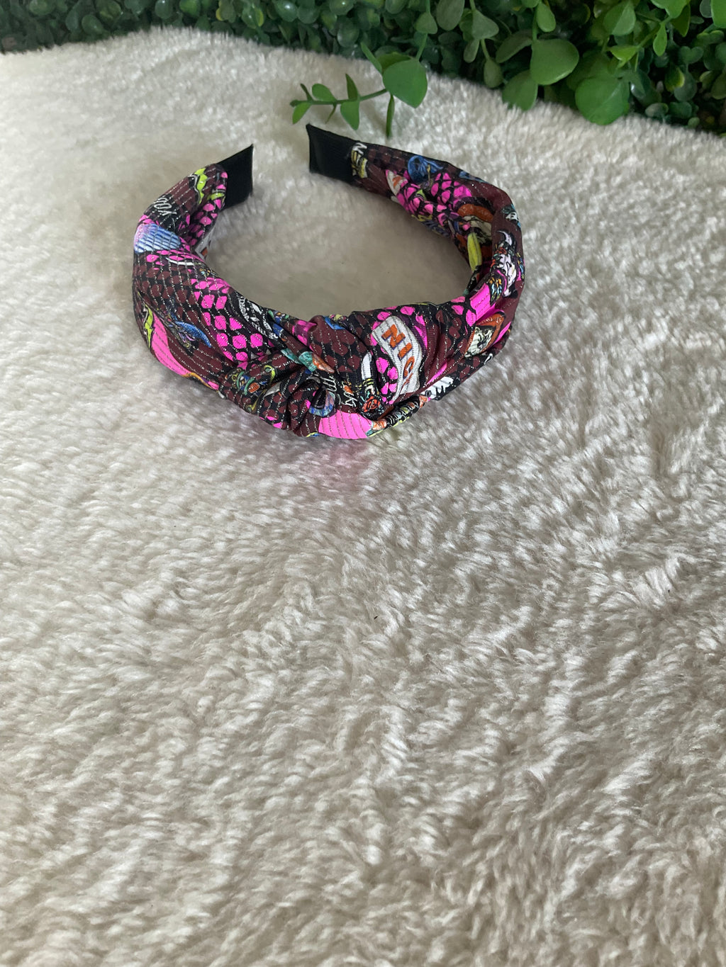 Diadema estampada