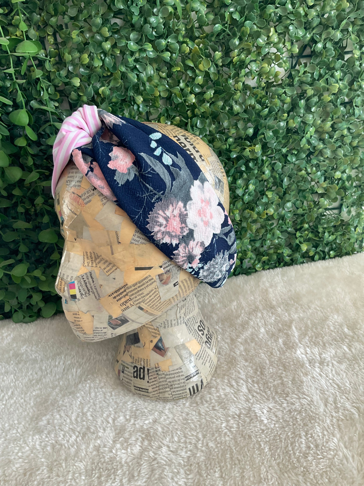 Turbante estampado