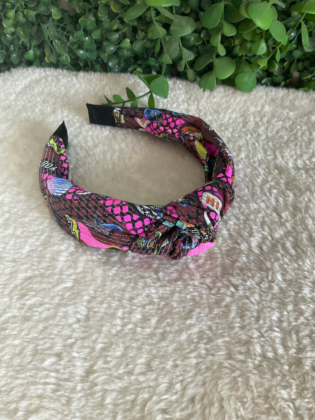 Diadema estampada