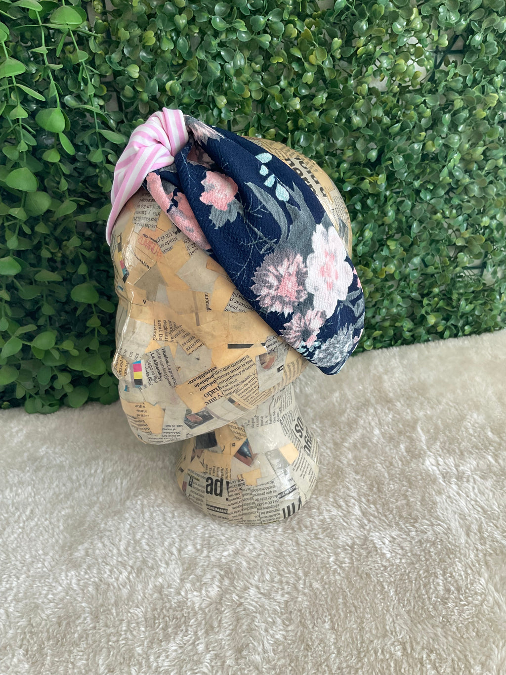 Turbante estampado