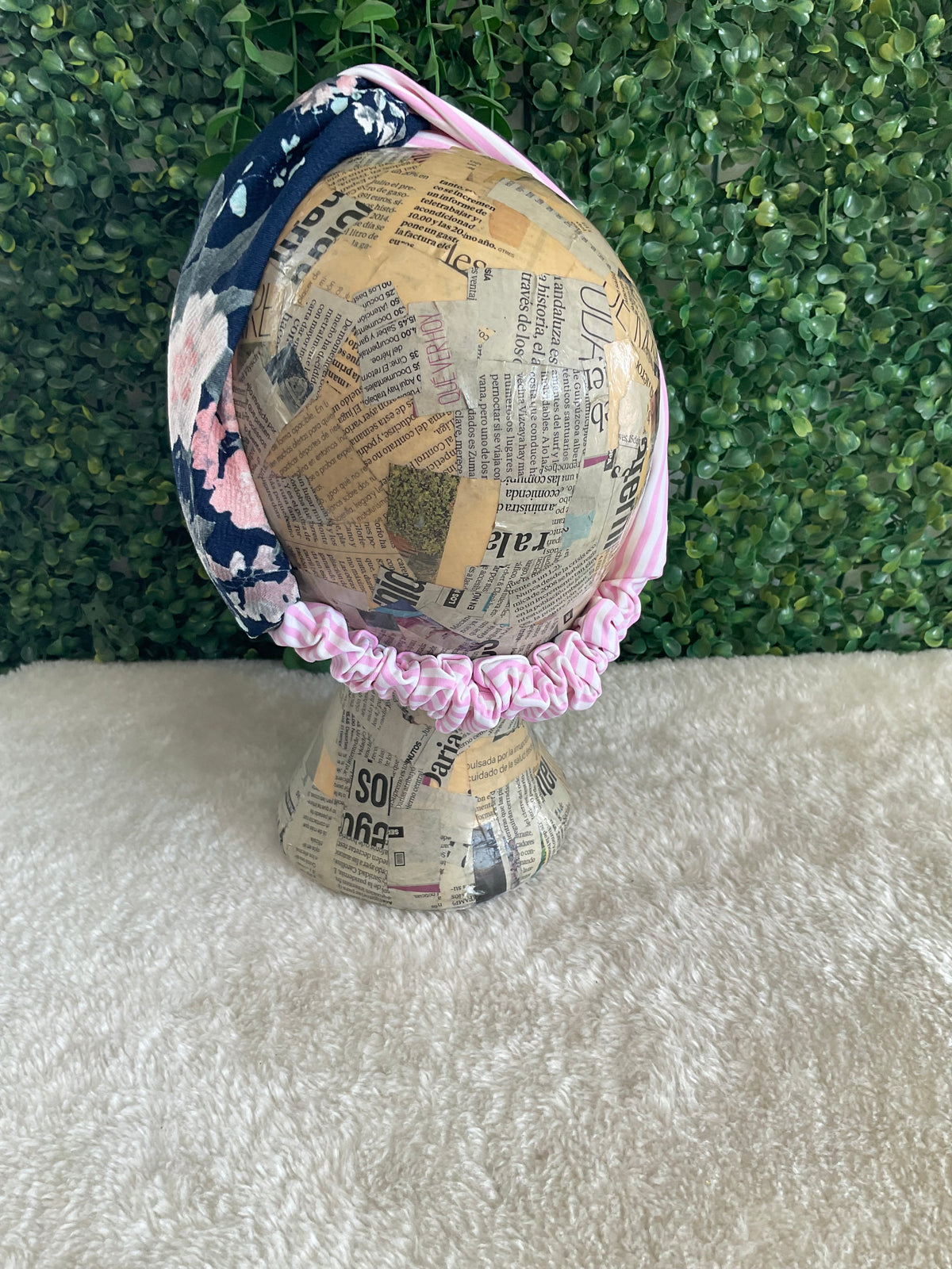 Turbante estampado