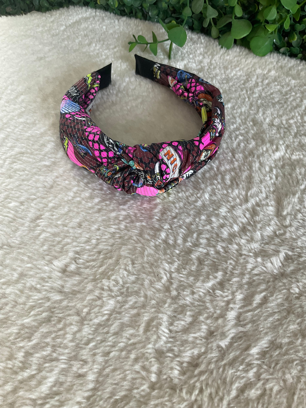 Diadema estampada