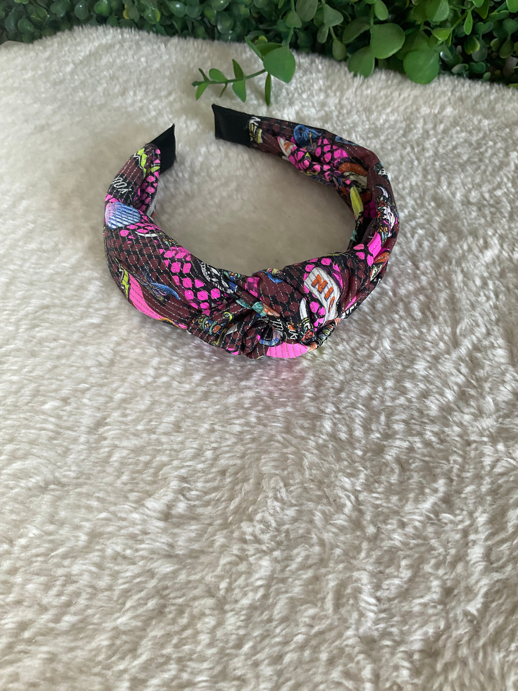 Diadema estampada