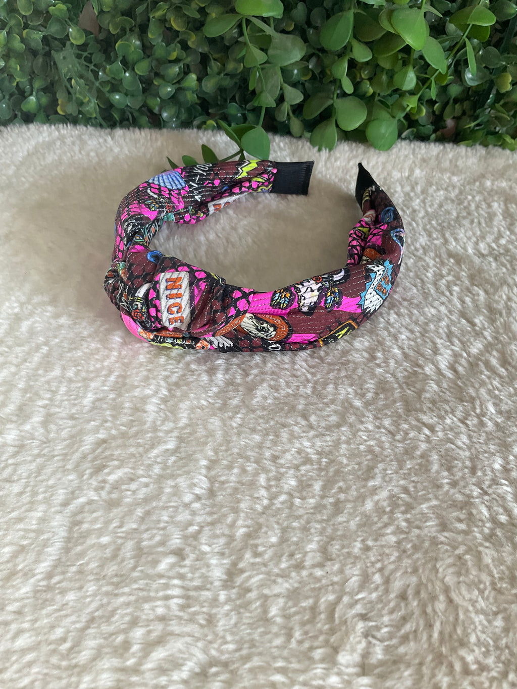 Diadema estampada