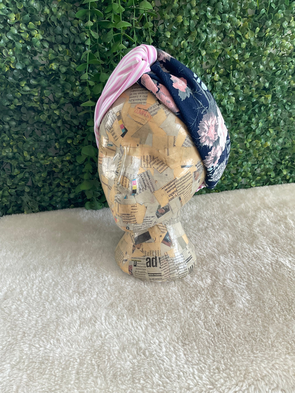 Turbante estampado