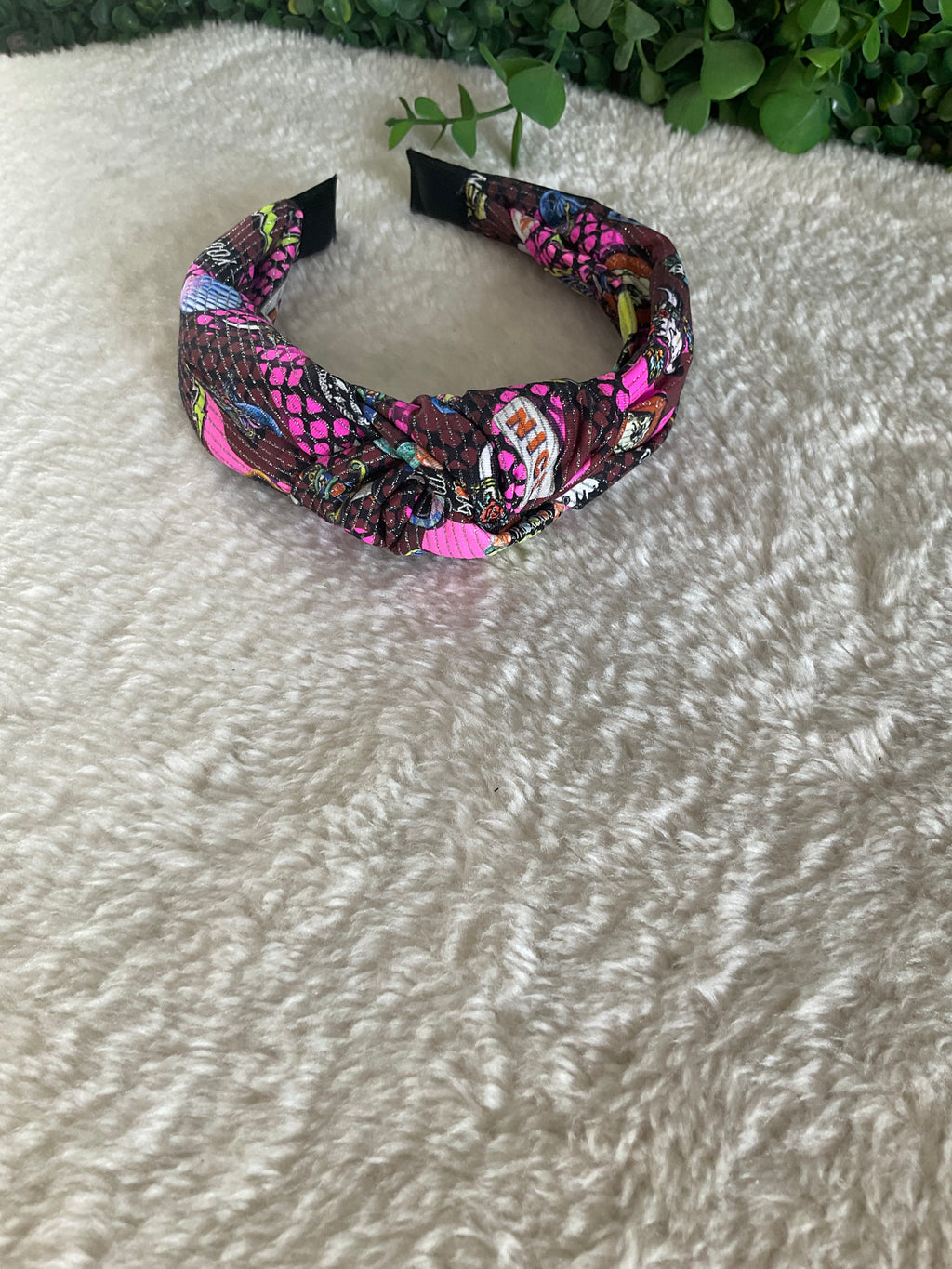 Diadema estampada