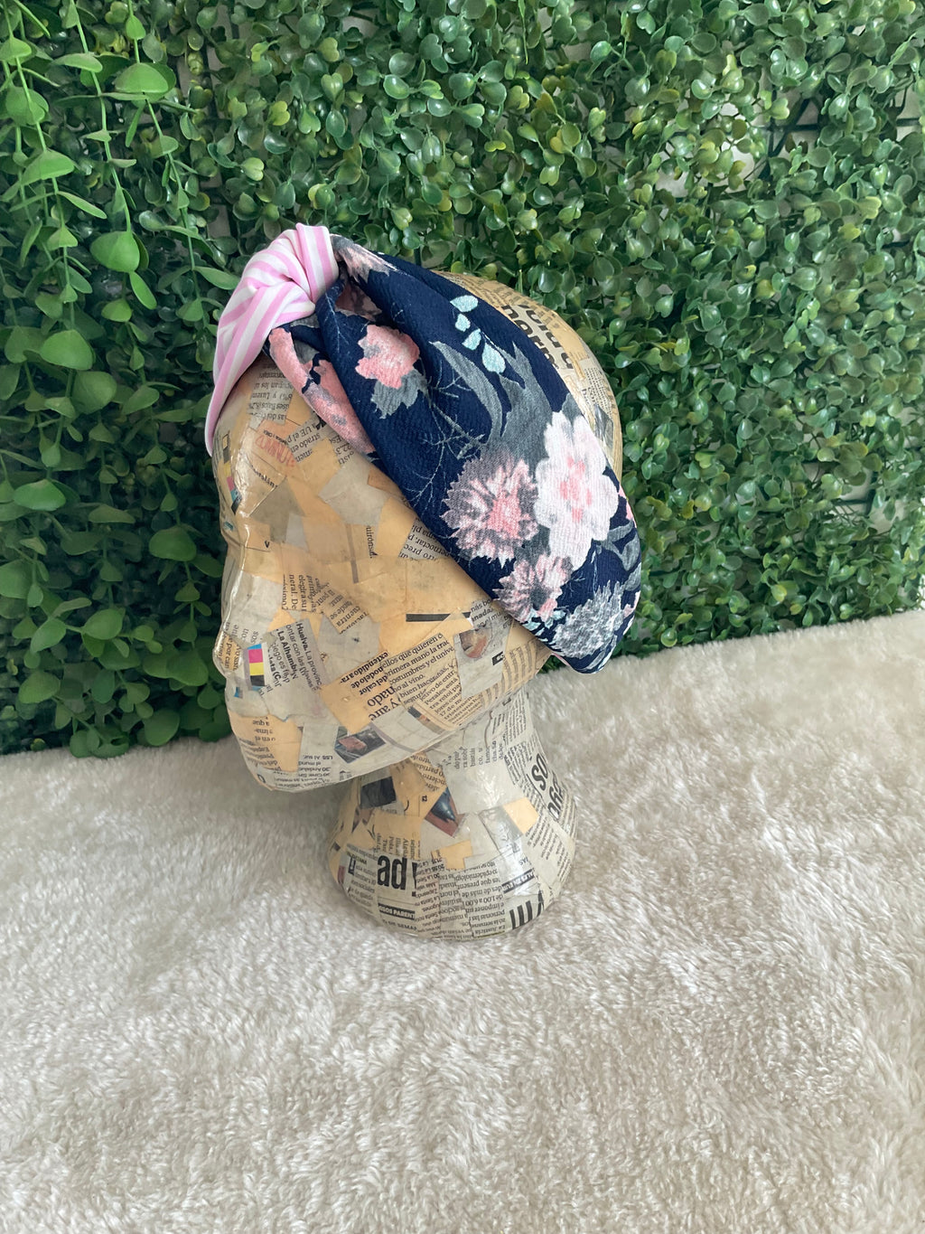 Turbante estampado