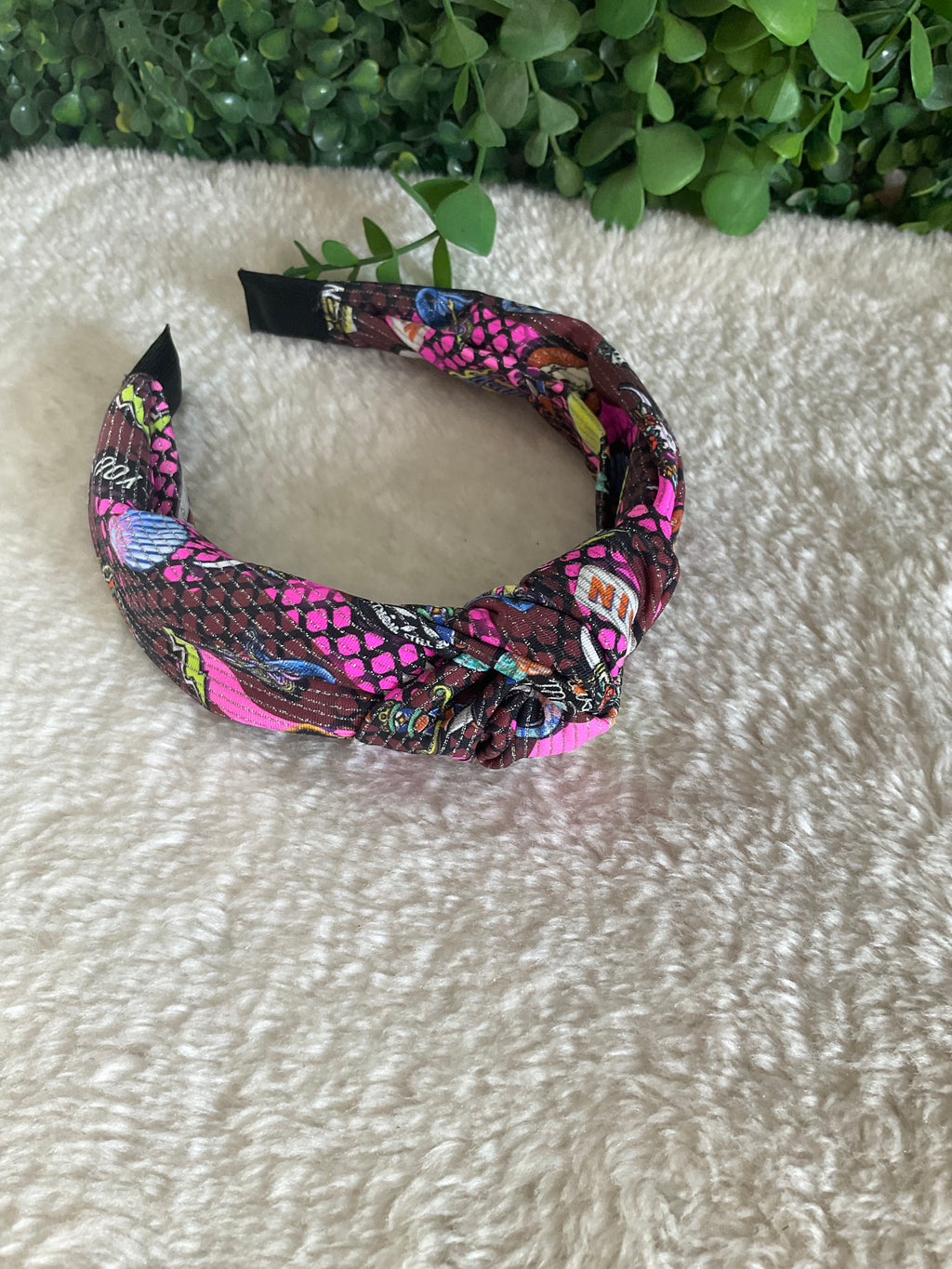 Diadema estampada