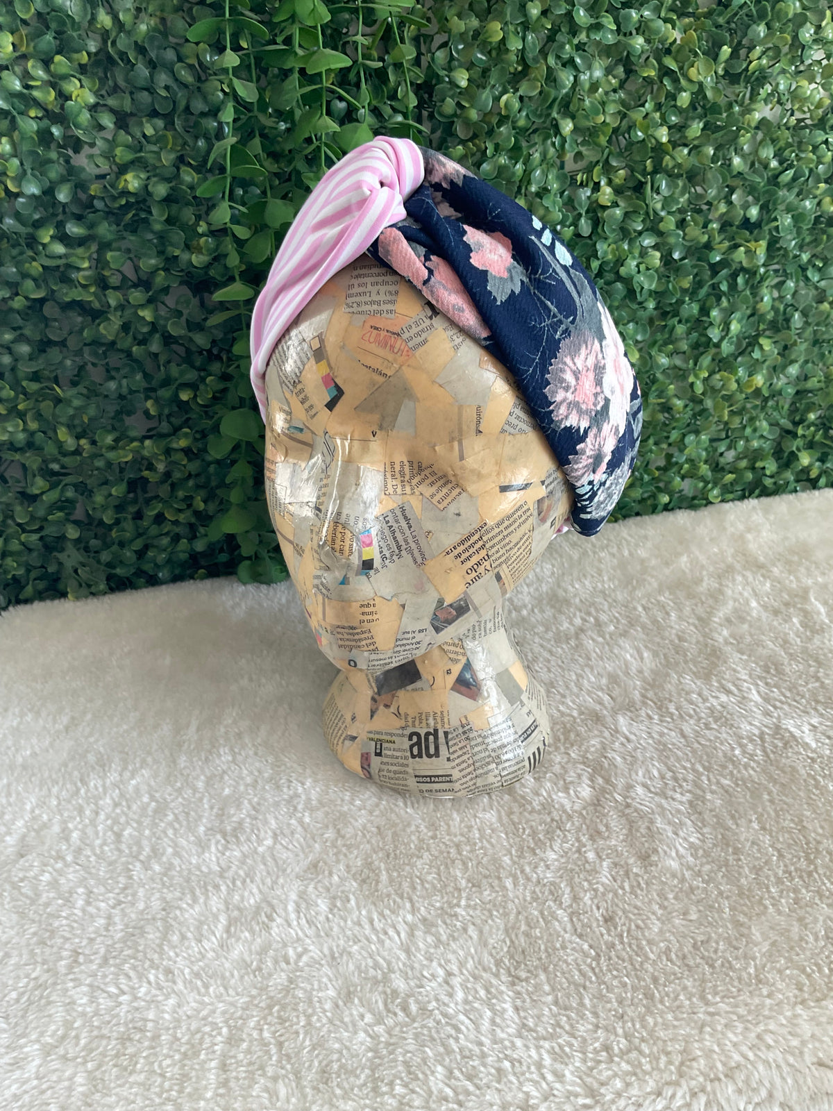 Turbante estampado