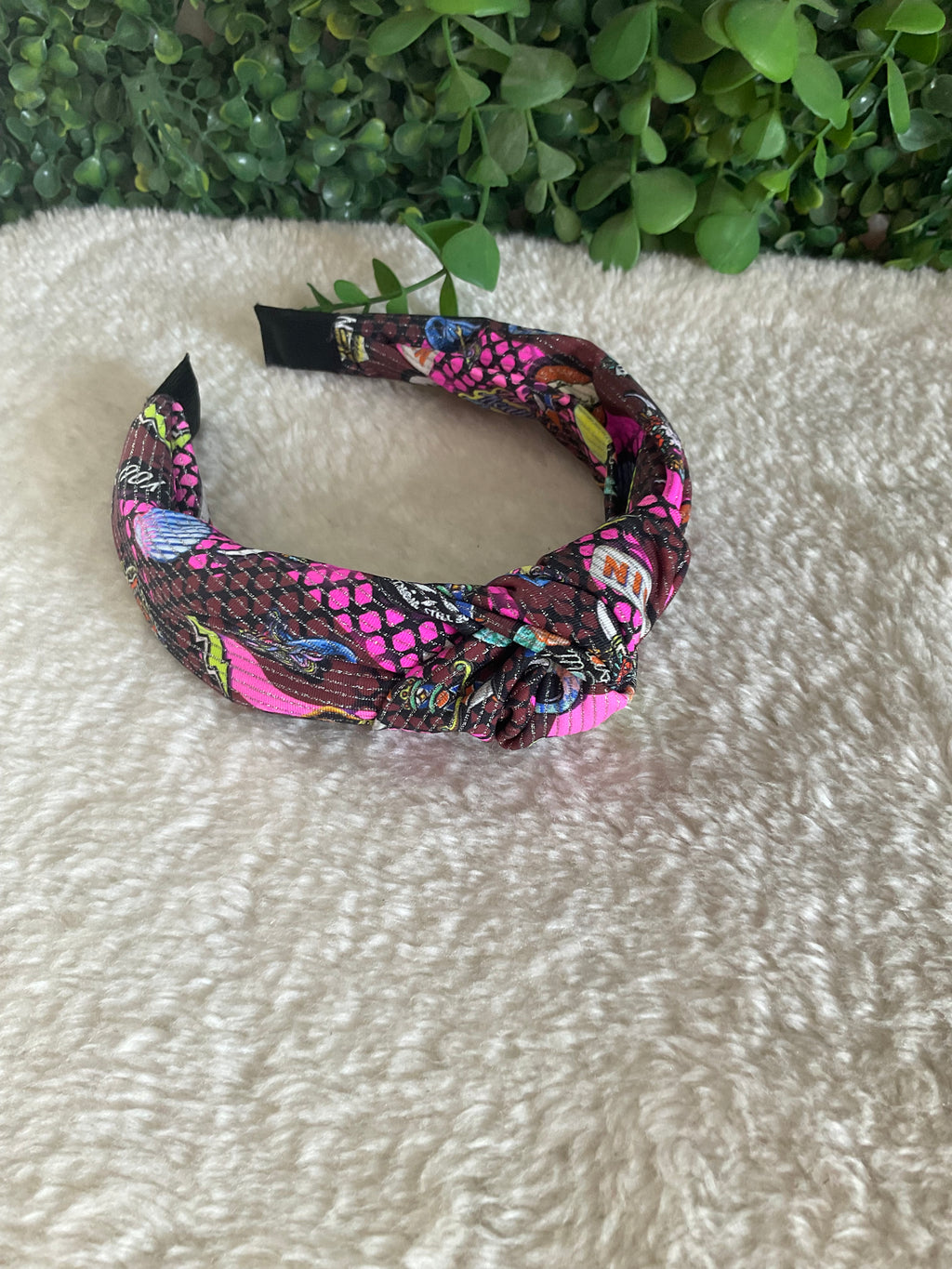 Diadema estampada