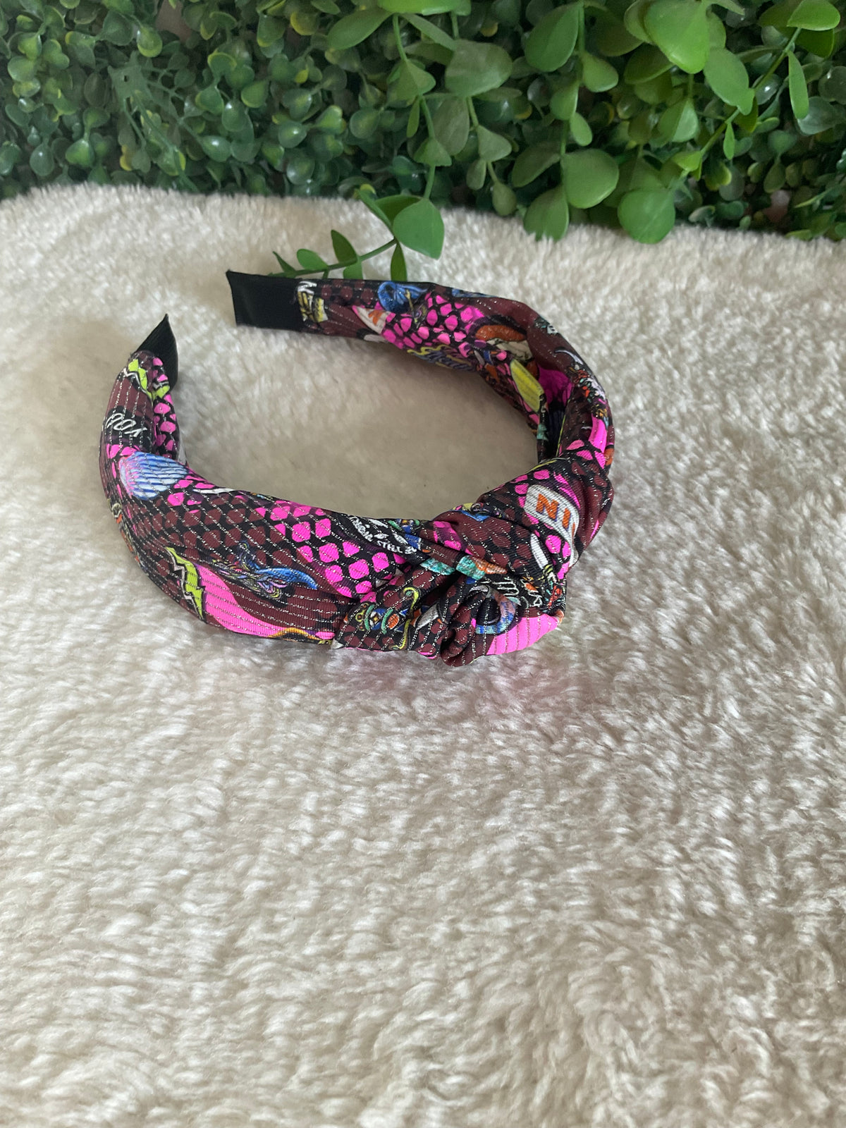 Diadema estampada