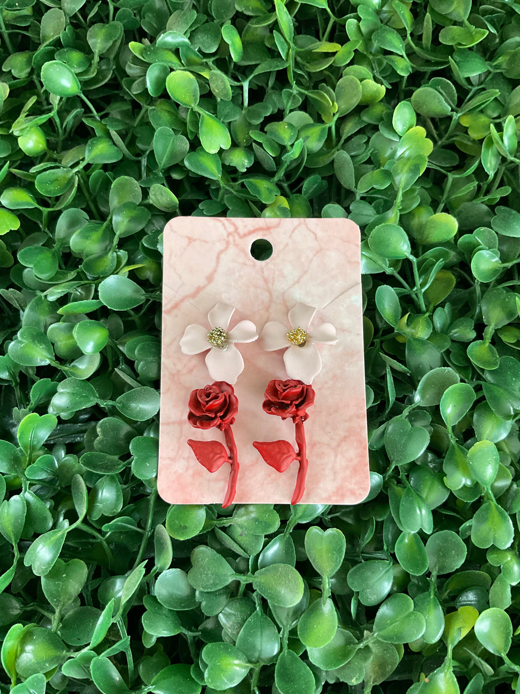 Pendientes flores