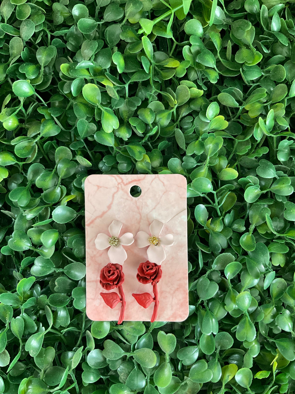 Pendientes flores