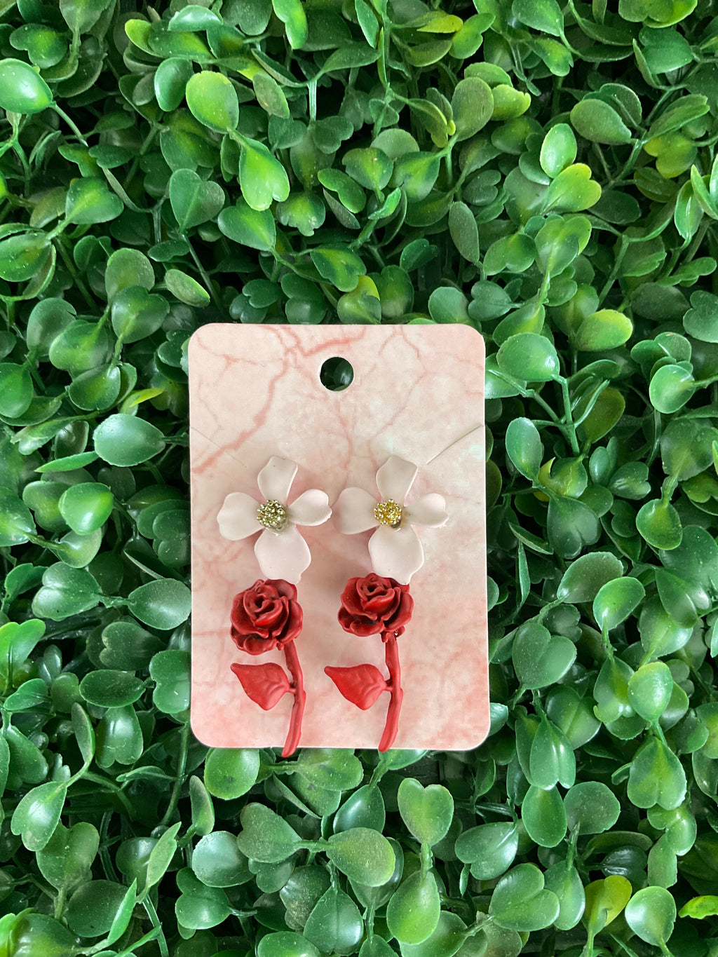 Pendientes flores