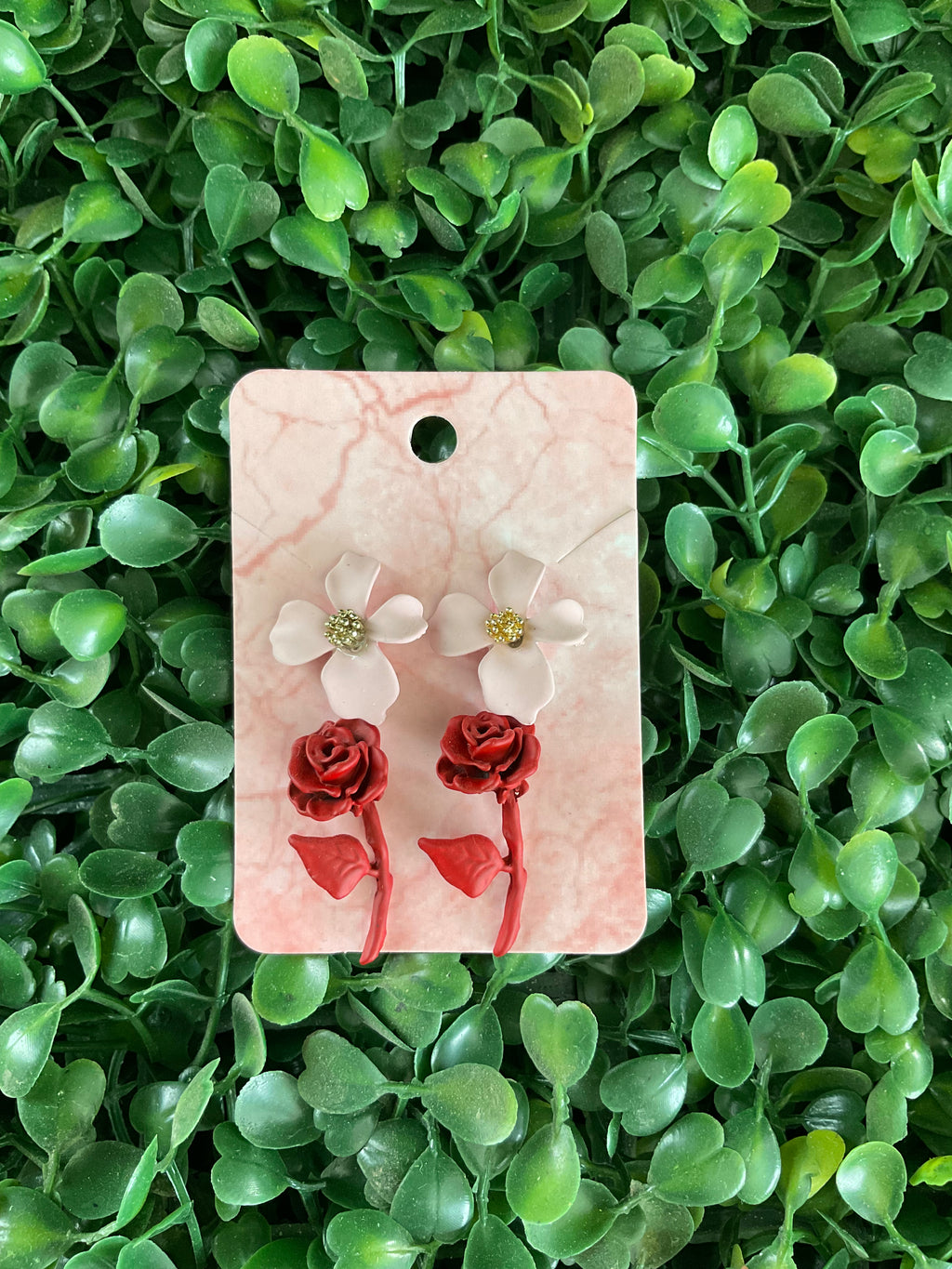 Pendientes flores