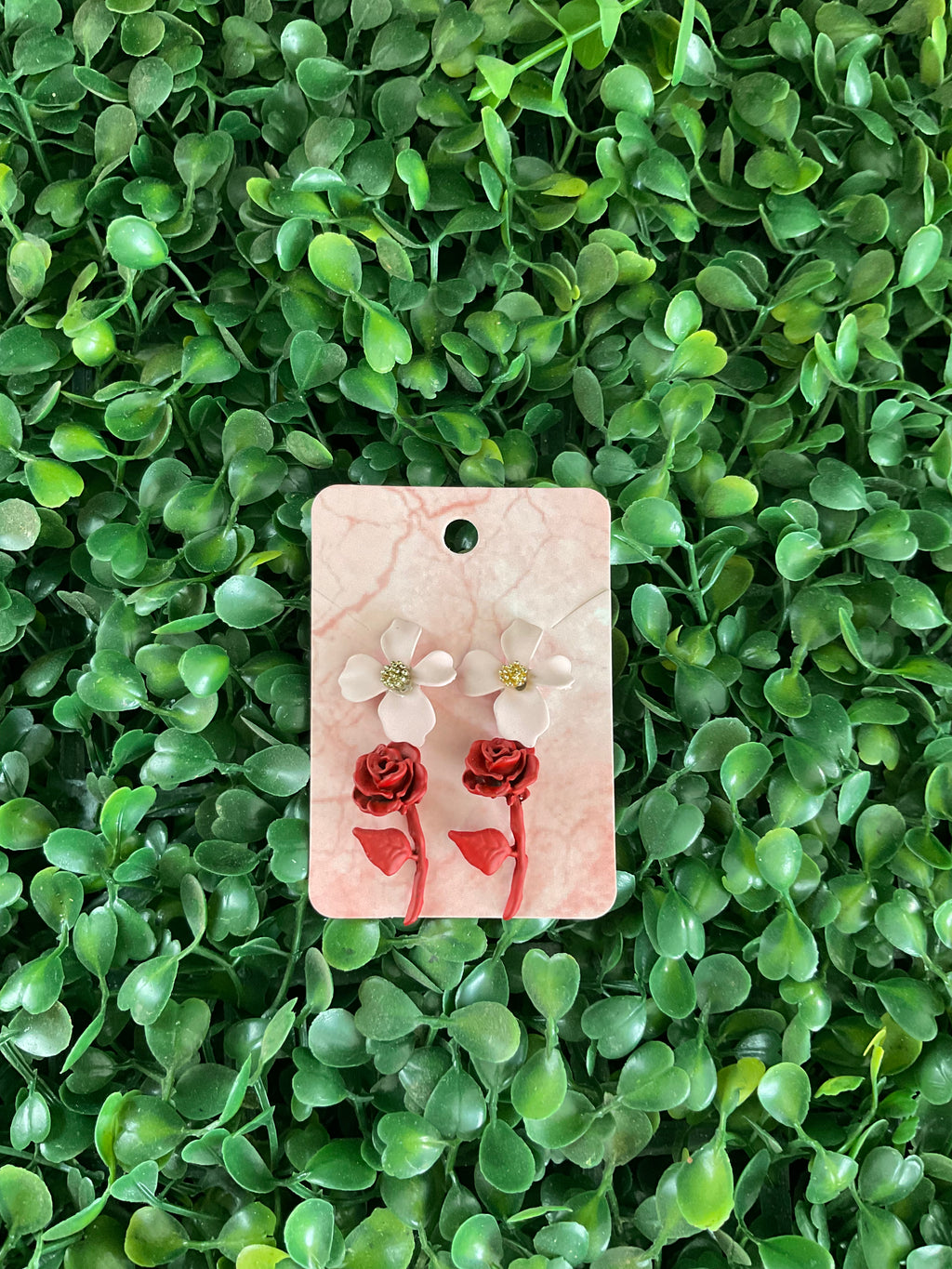 Pendientes flores
