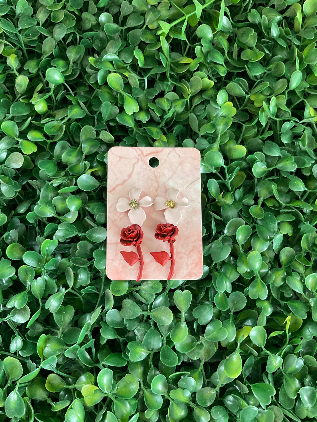 Pendientes flores