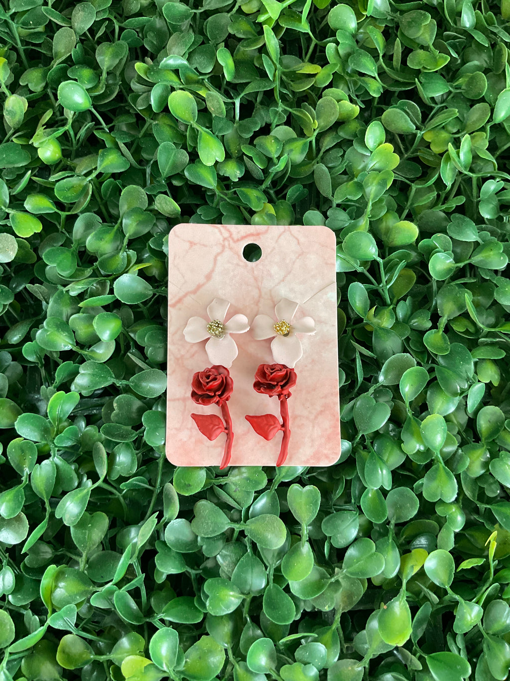 Pendientes flores