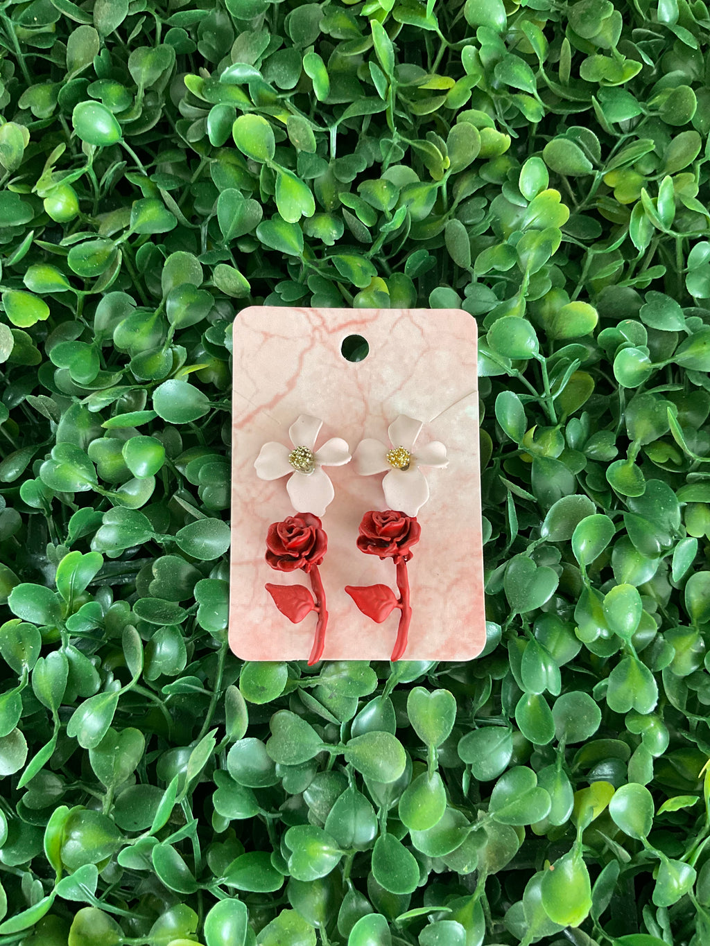 Pendientes flores