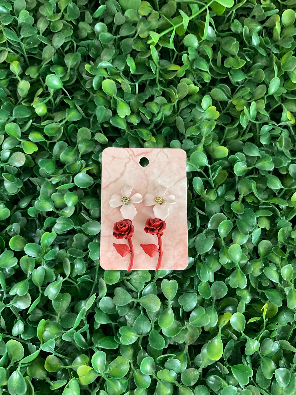Pendientes flores