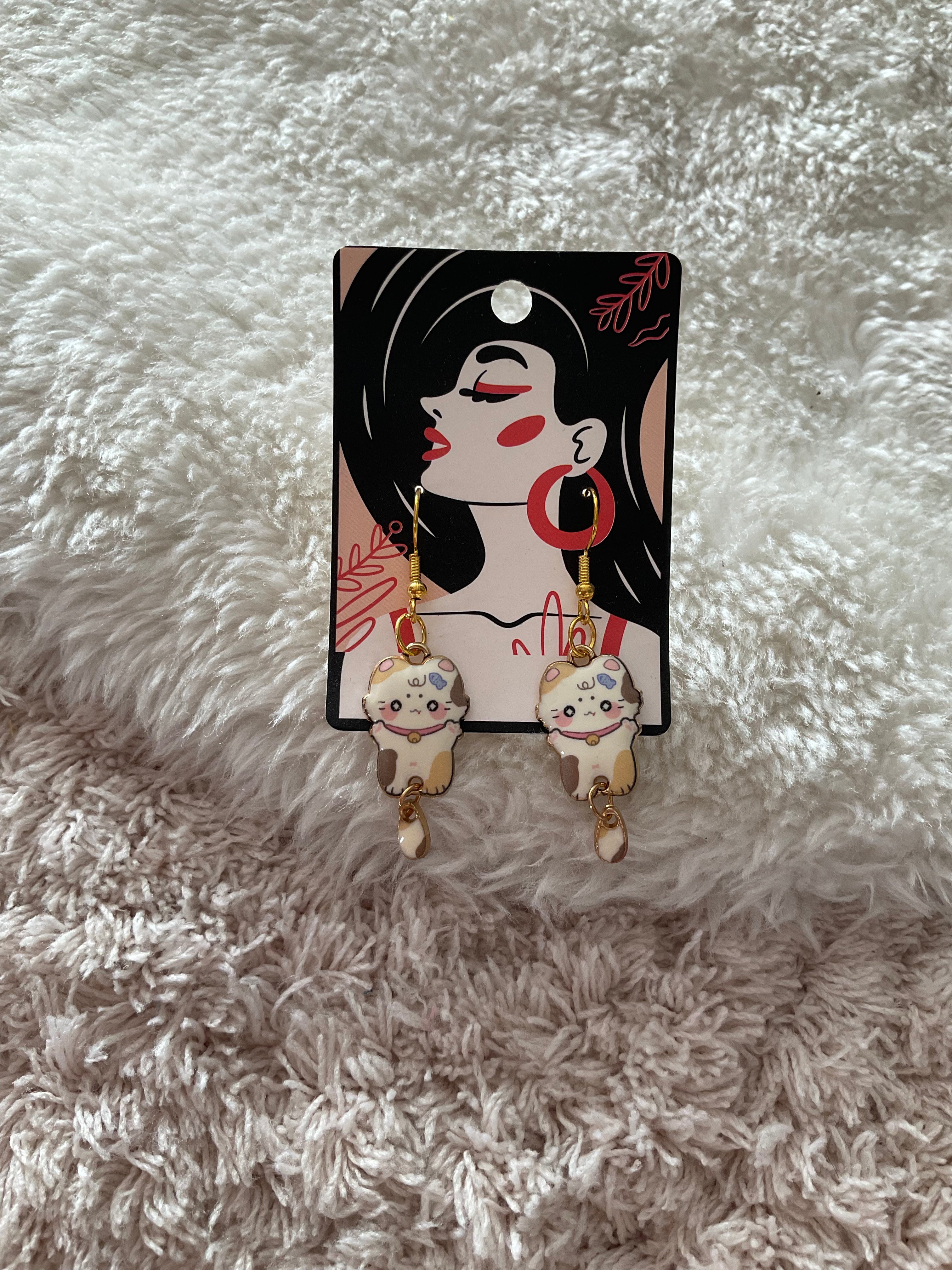 Pendientes gatitos