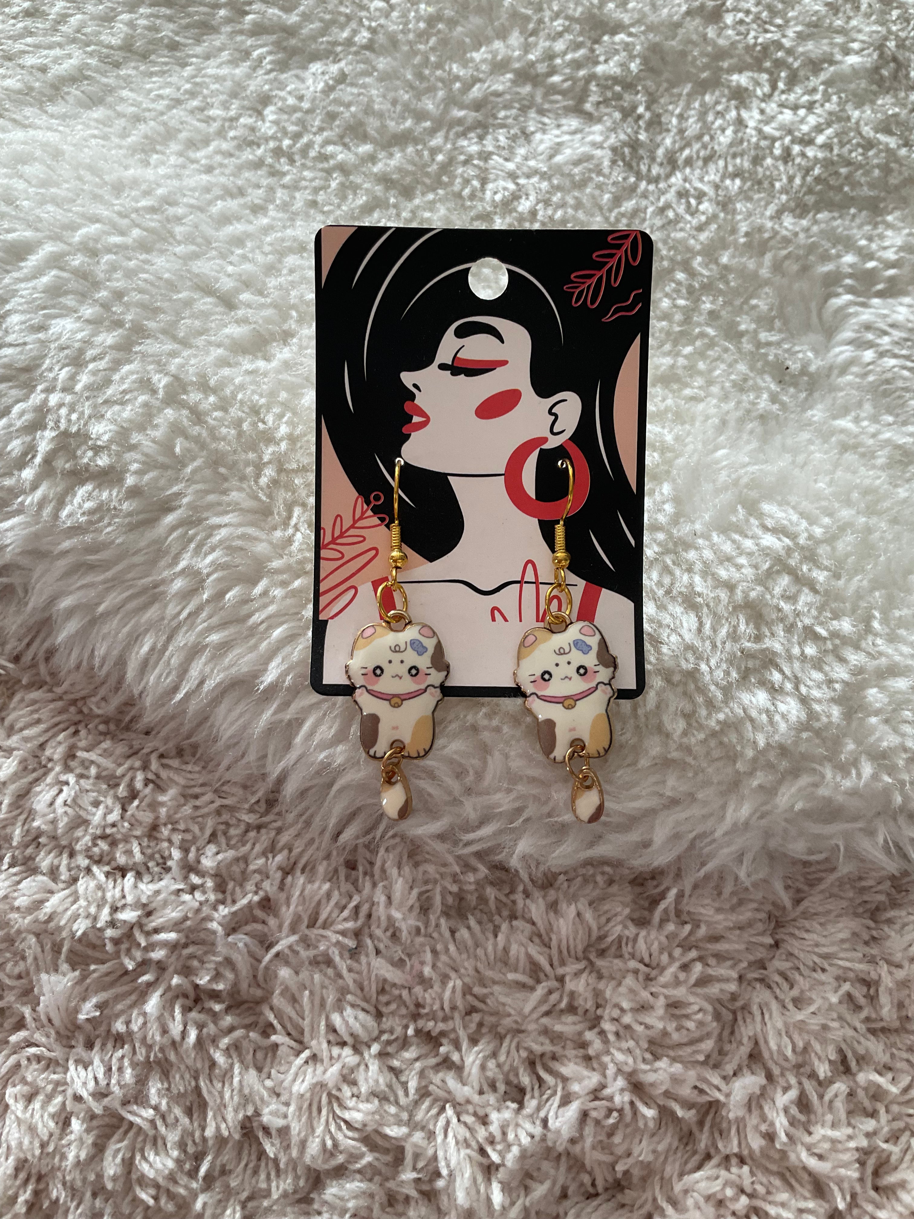 Pendientes gatitos
