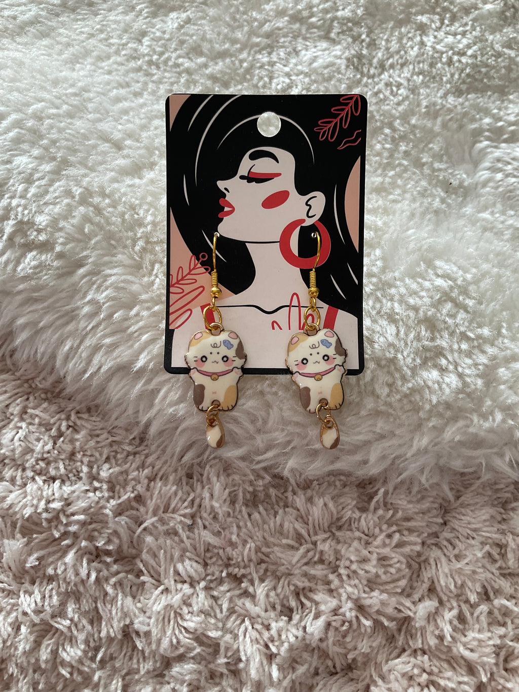 Pendientes gatitos