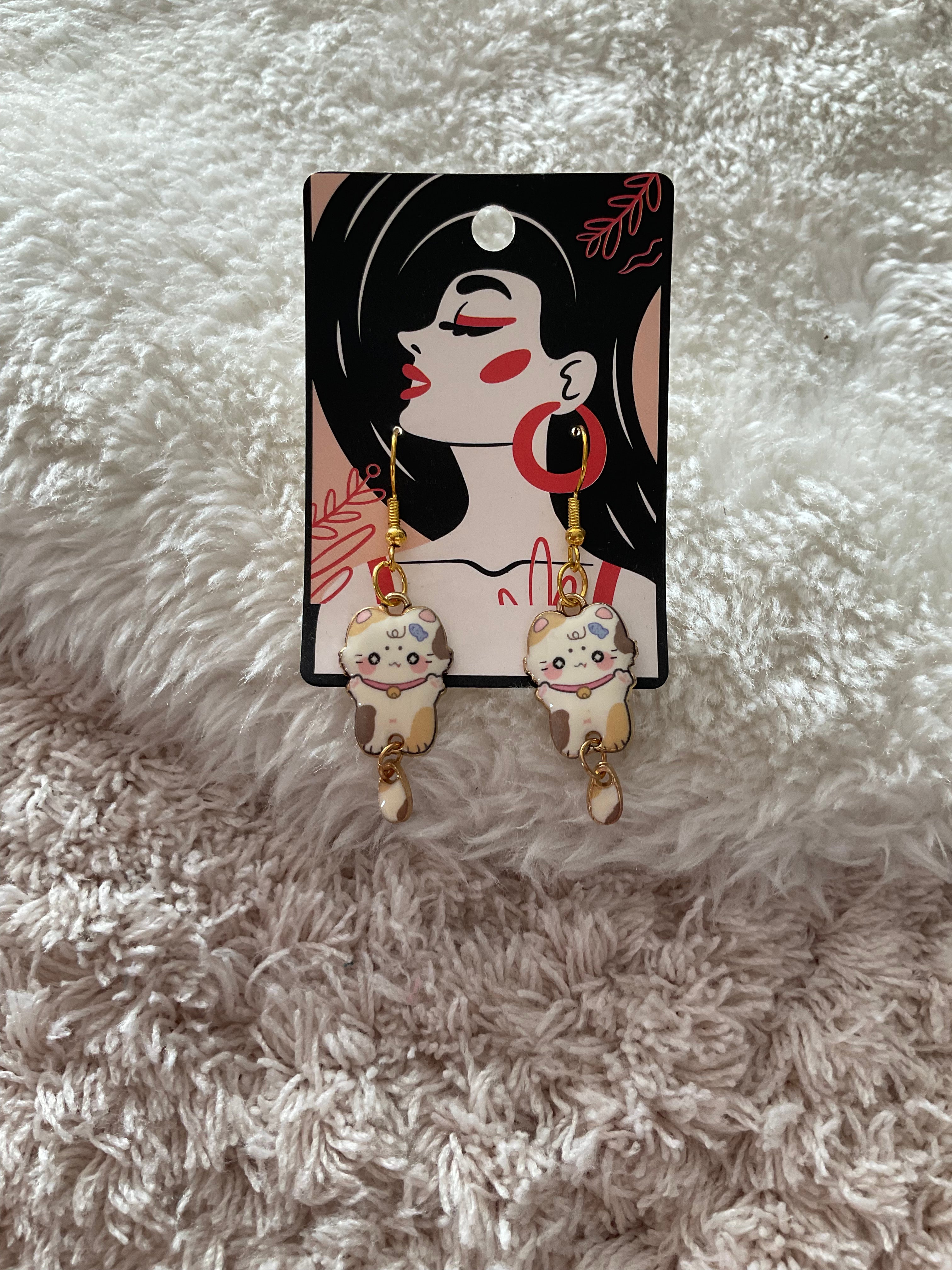 Pendientes gatitos