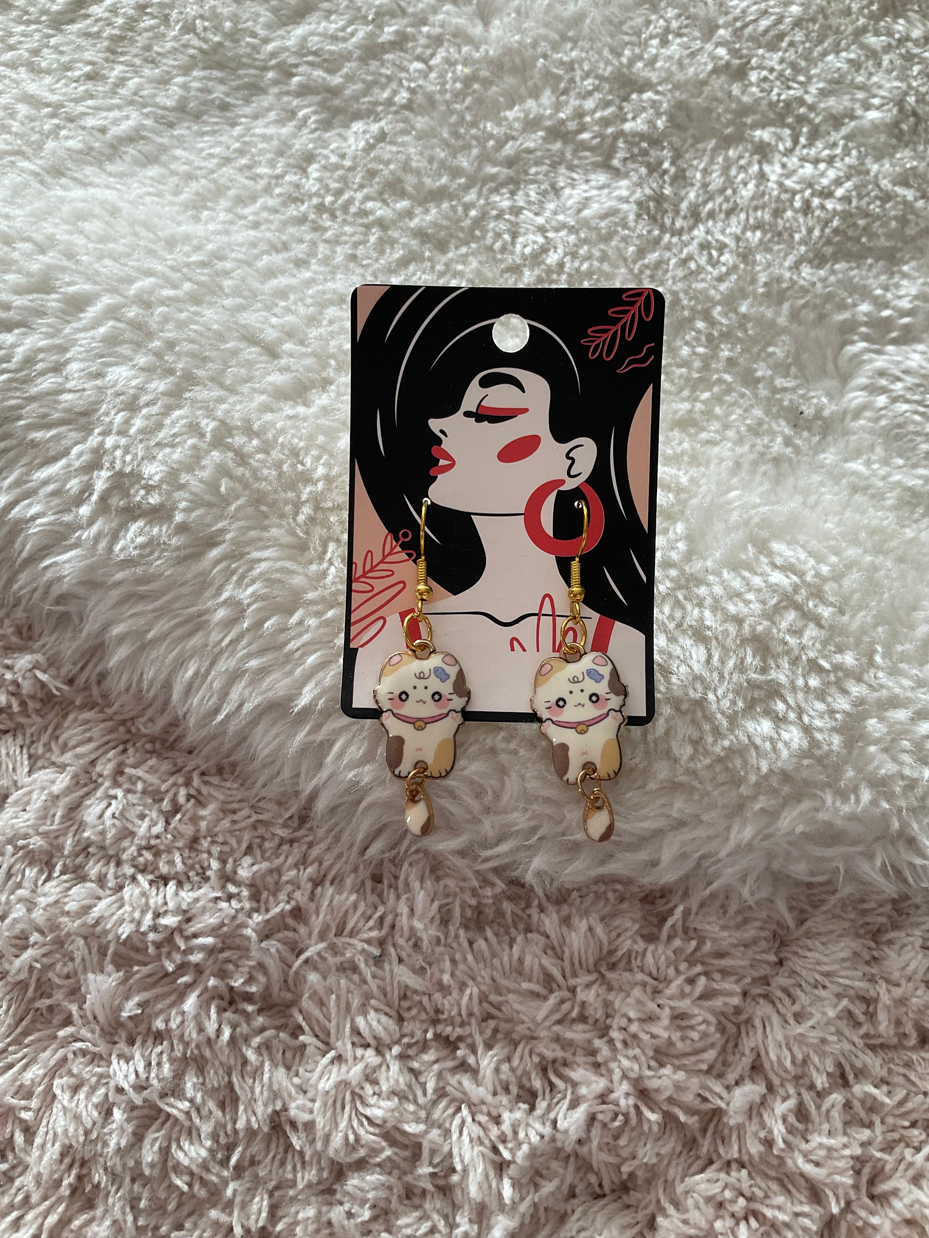Pendientes gatitos