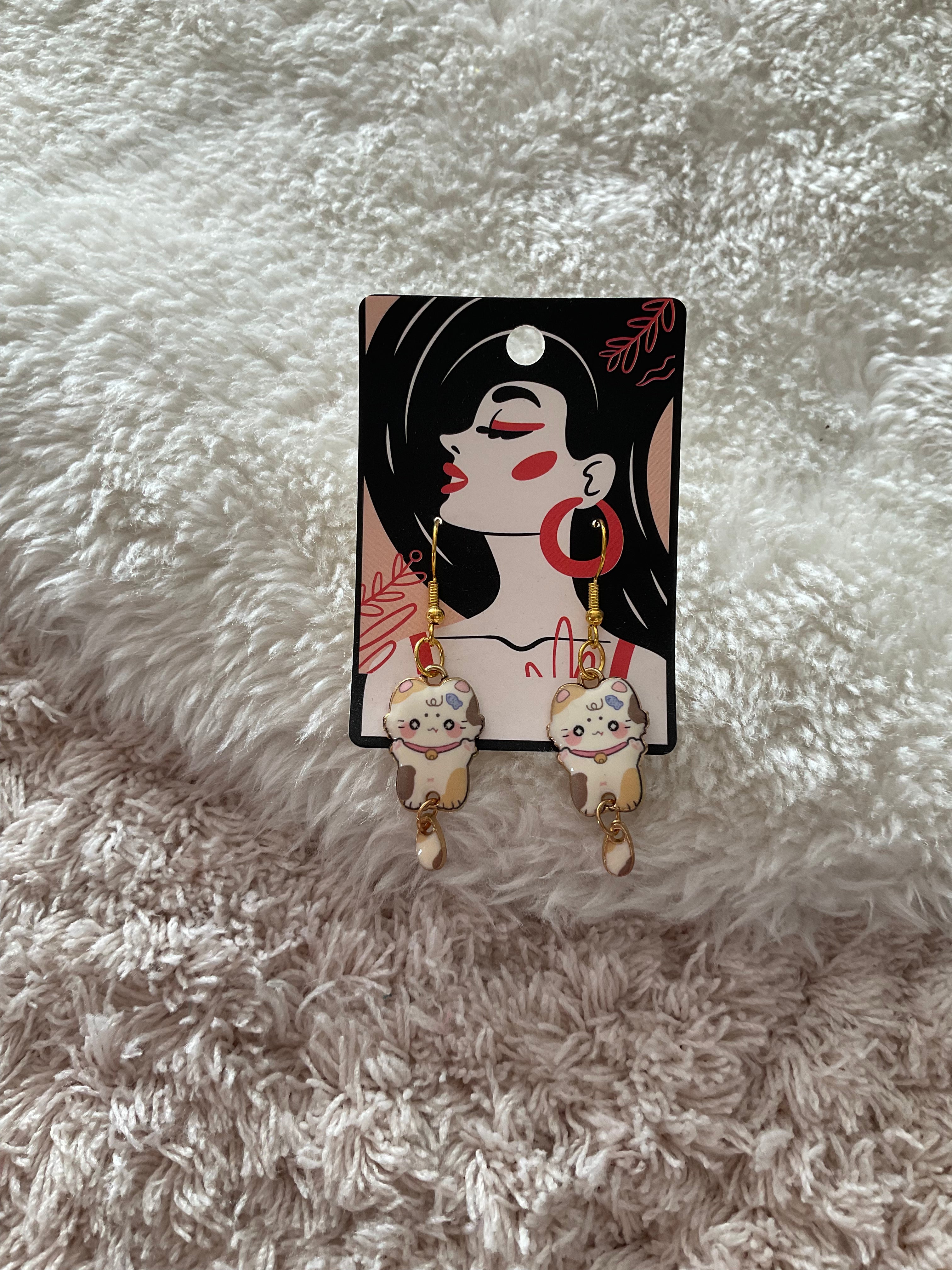 Pendientes gatitos