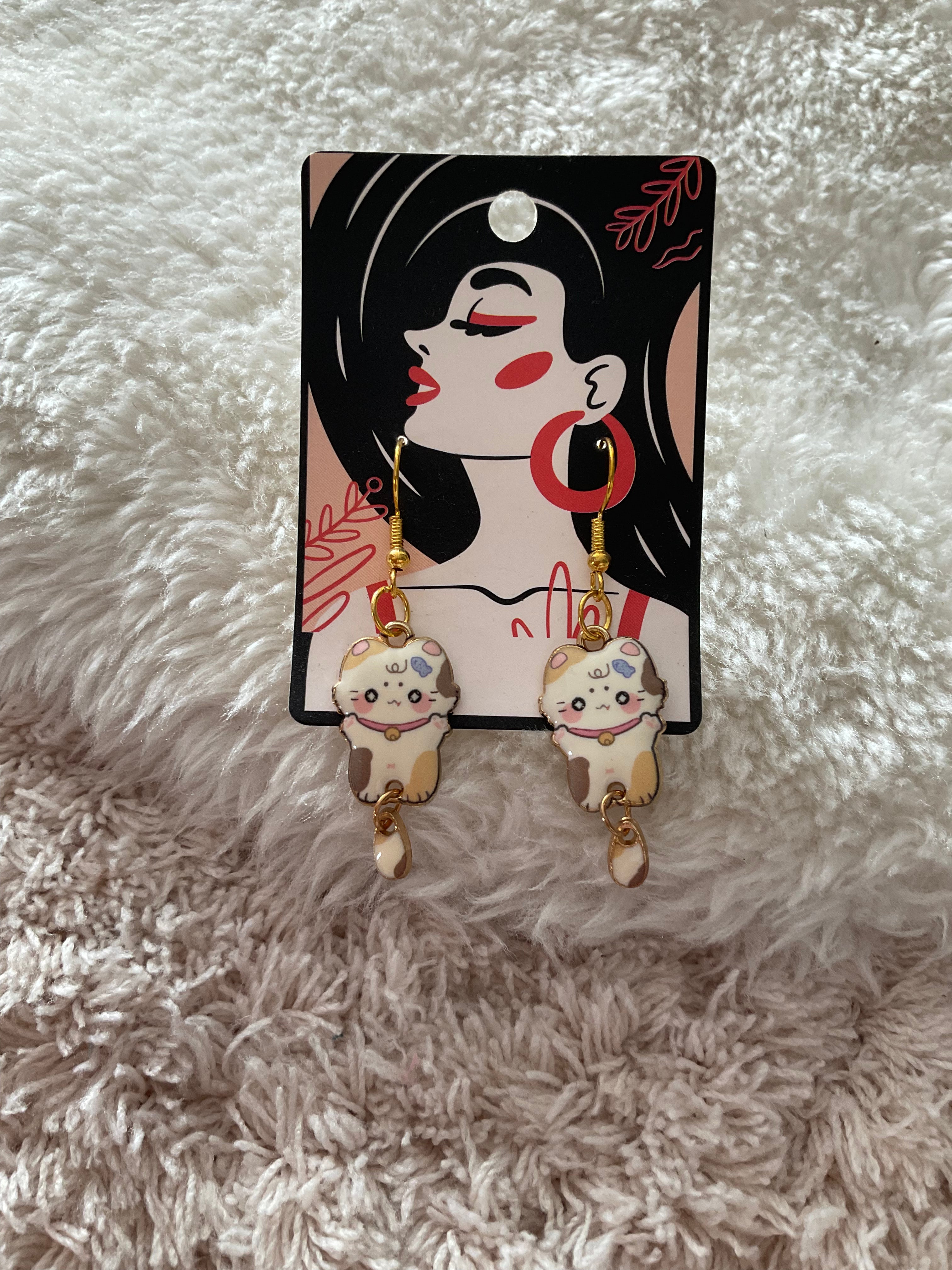 Pendientes gatitos