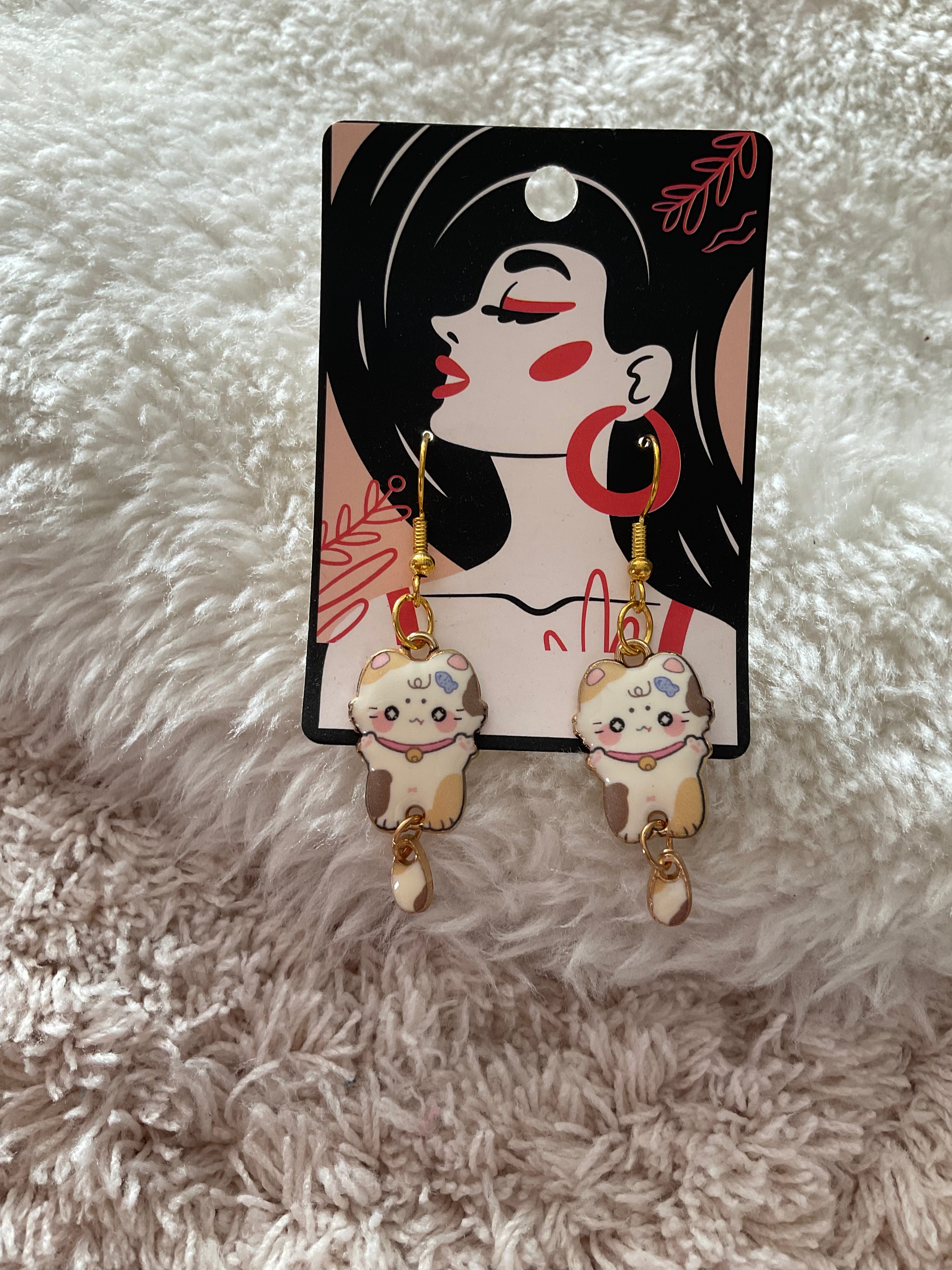 Pendientes gatitos