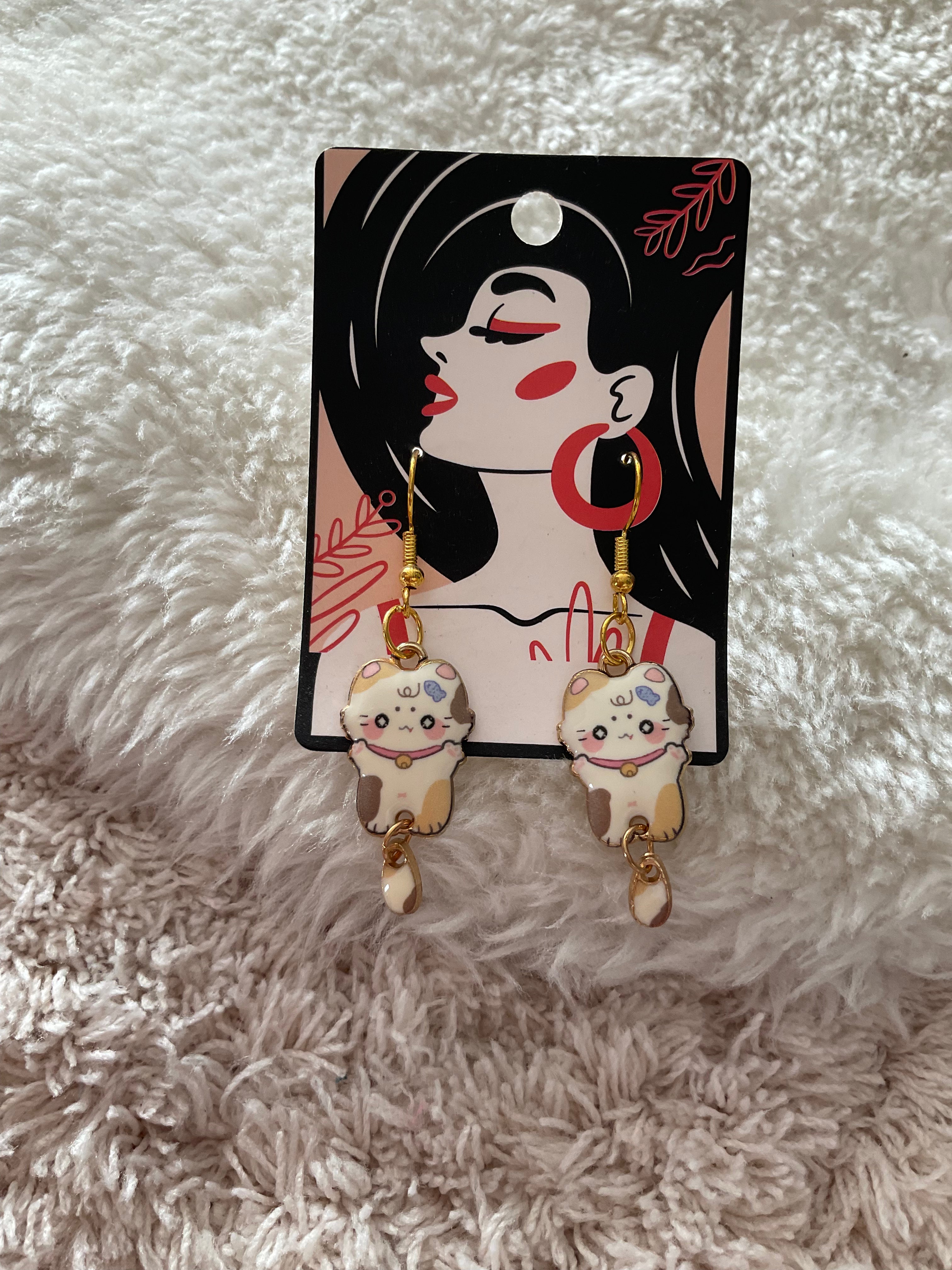 Pendientes gatitos