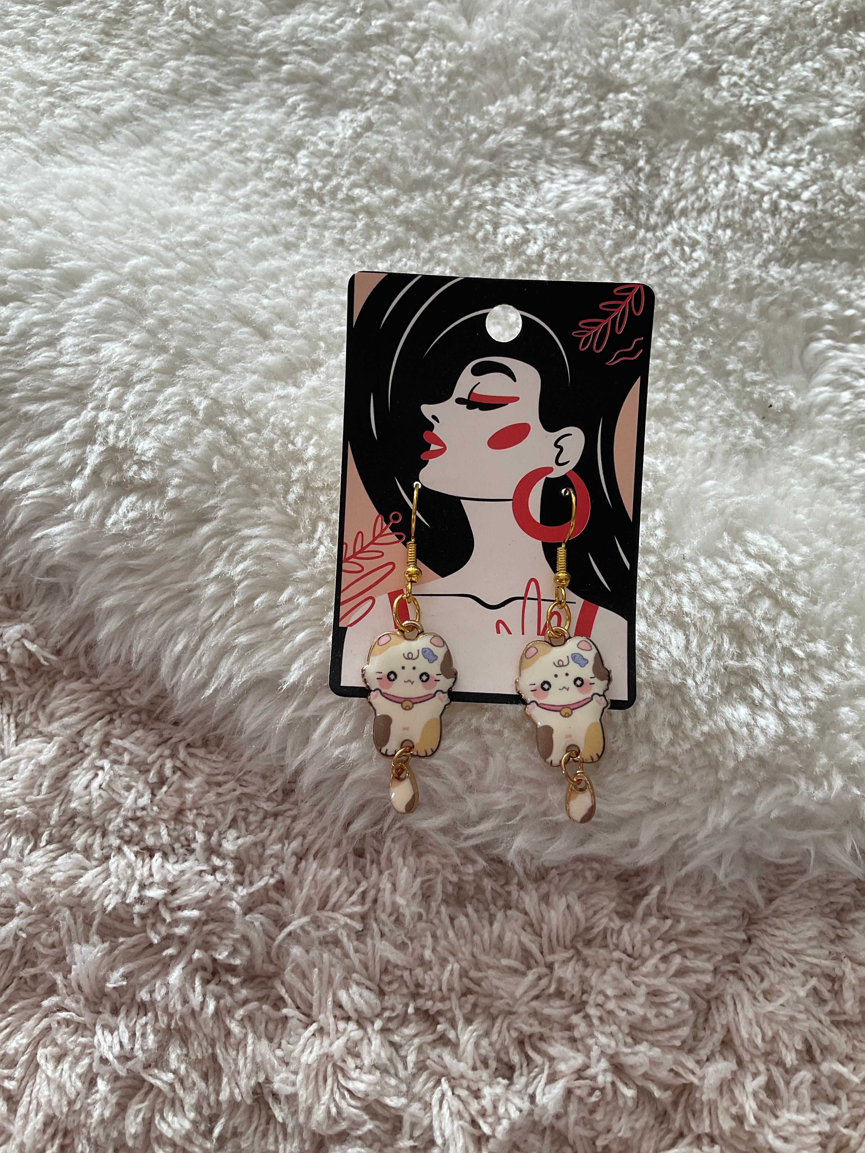 Pendientes gatitos