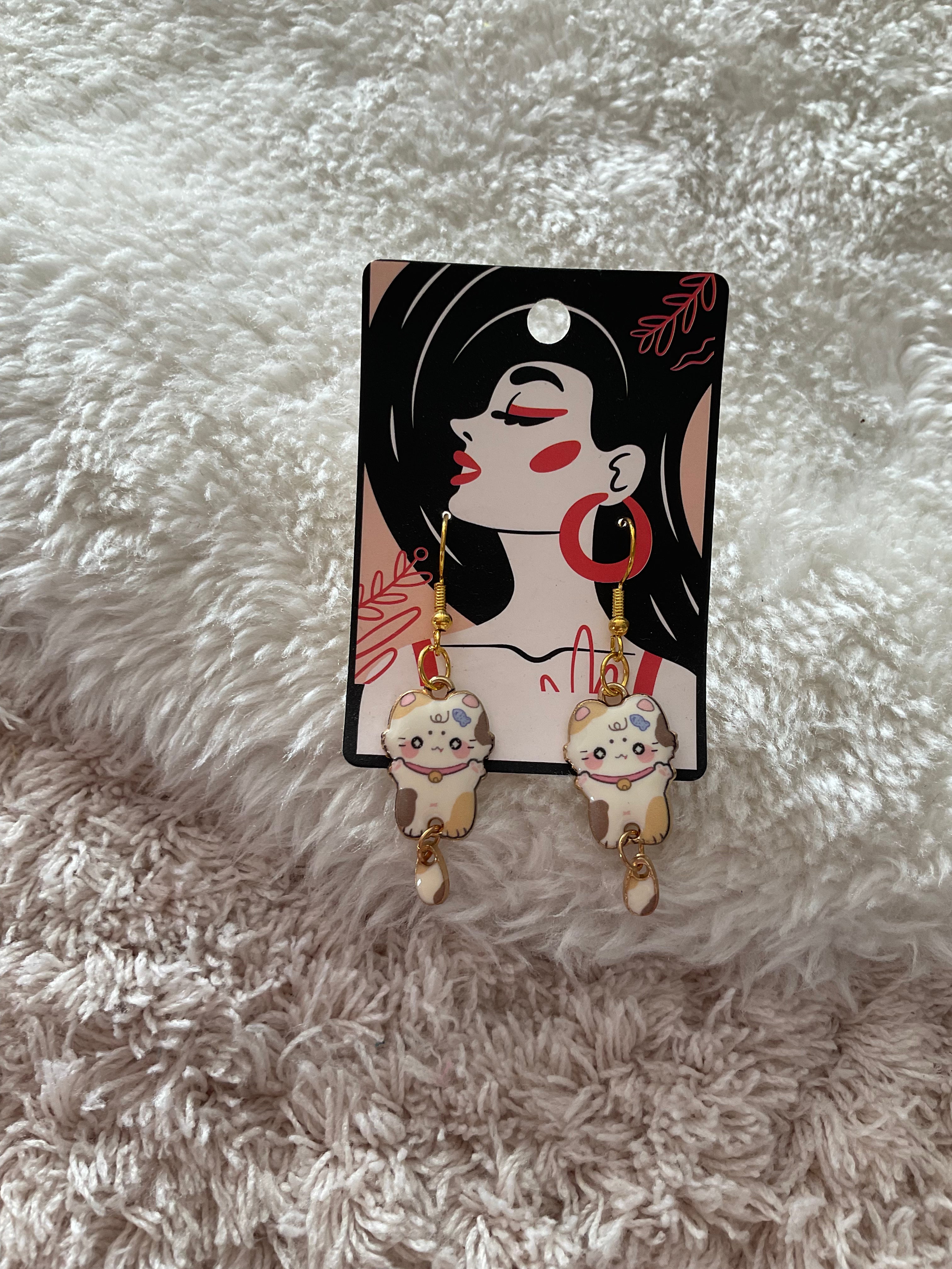 Pendientes gatitos