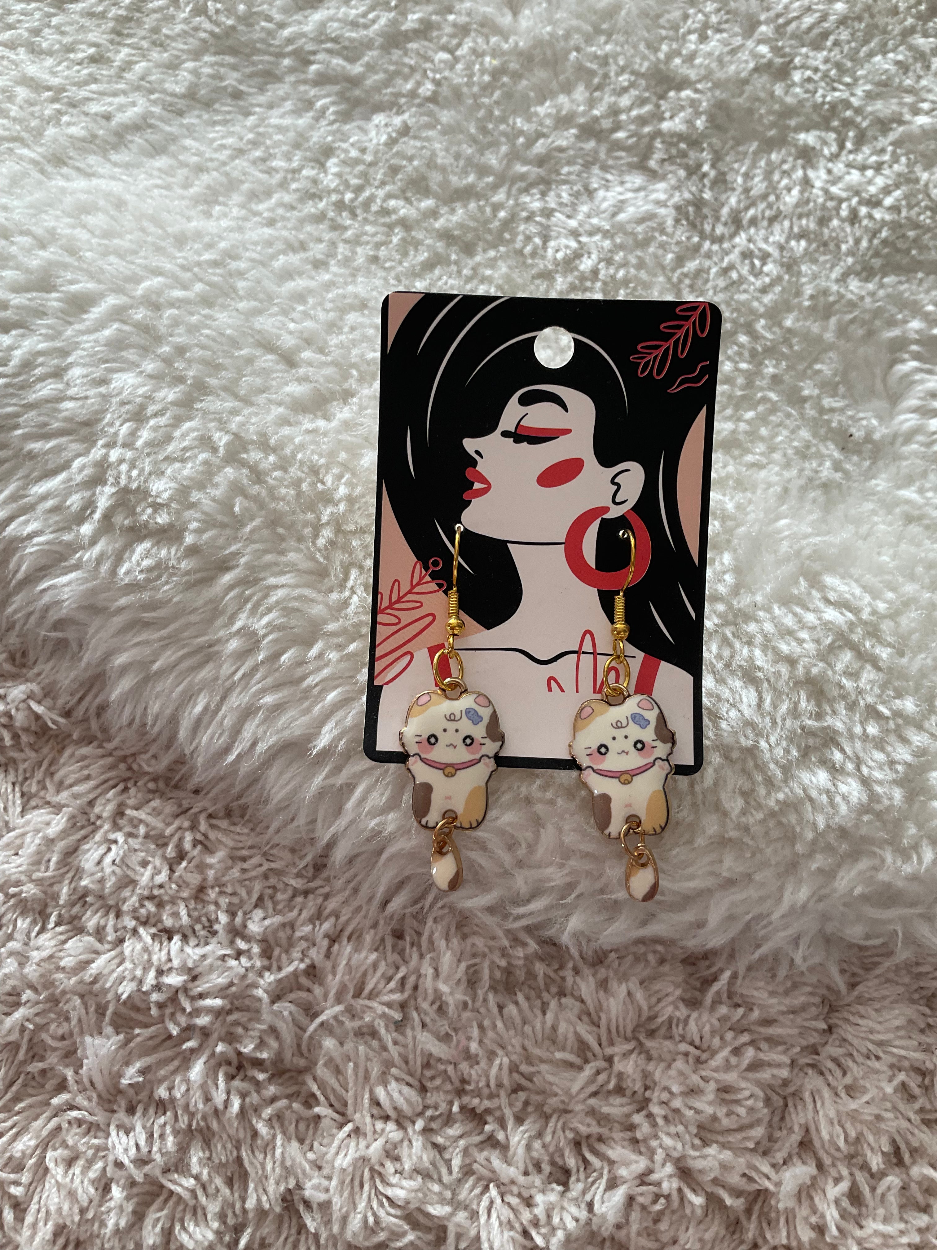 Pendientes gatitos