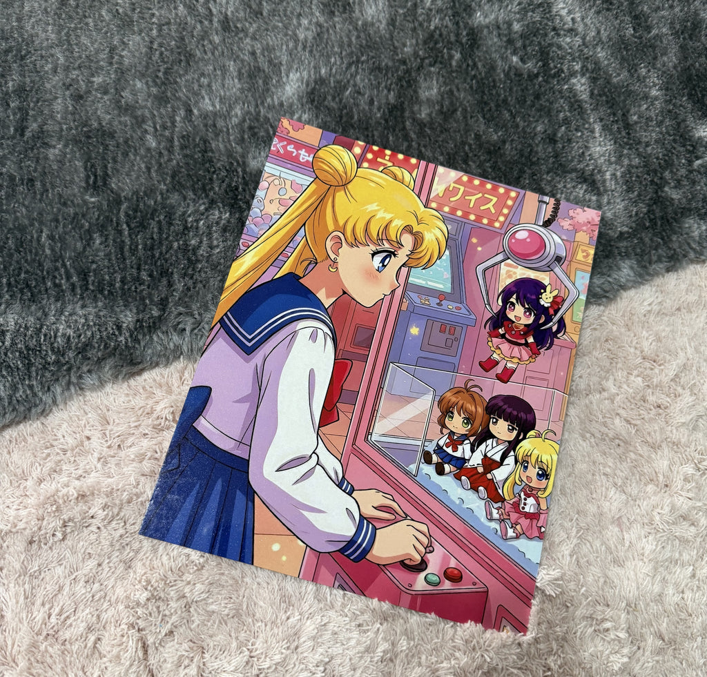 Lamina Sailor Moon , maquina grua