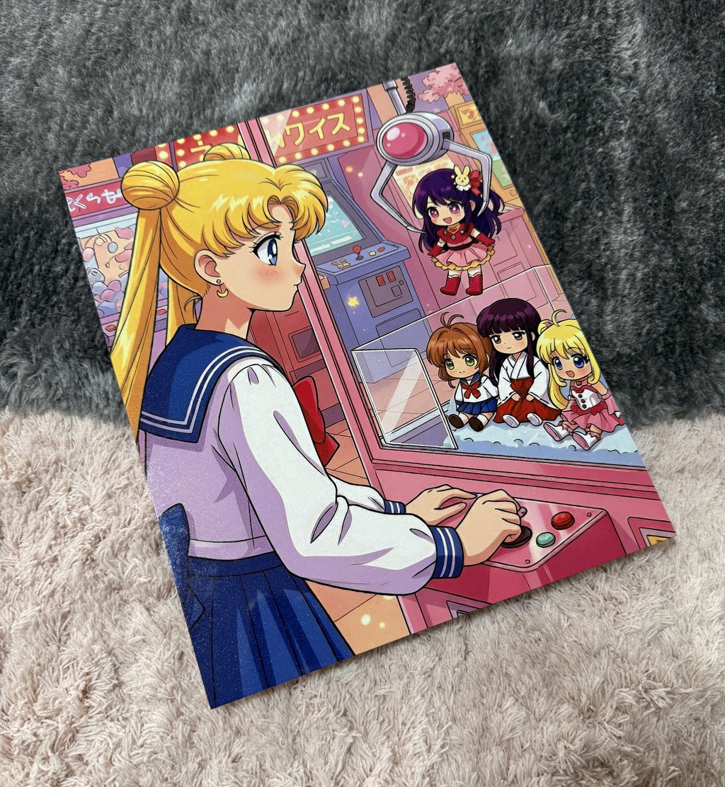 Lamina Sailor Moon , maquina grua