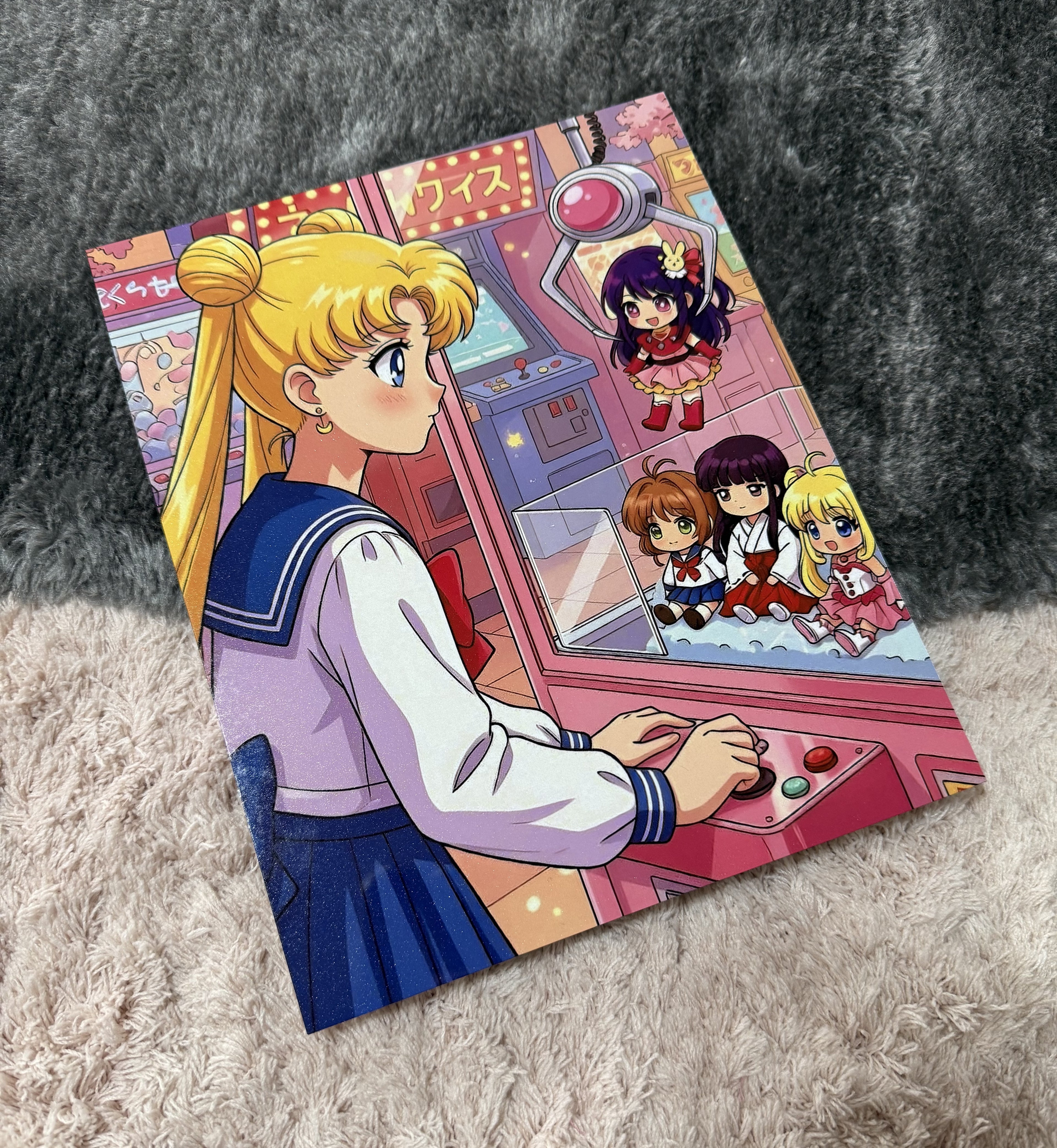Lamina Sailor Moon , maquina grua