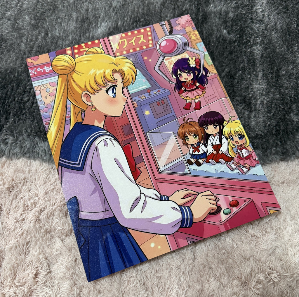 Lamina Sailor Moon , maquina grua