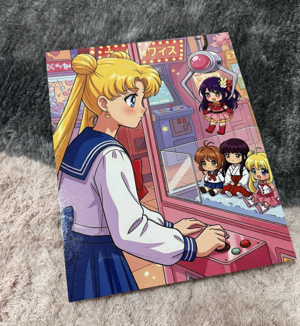 Lamina Sailor Moon , maquina grua