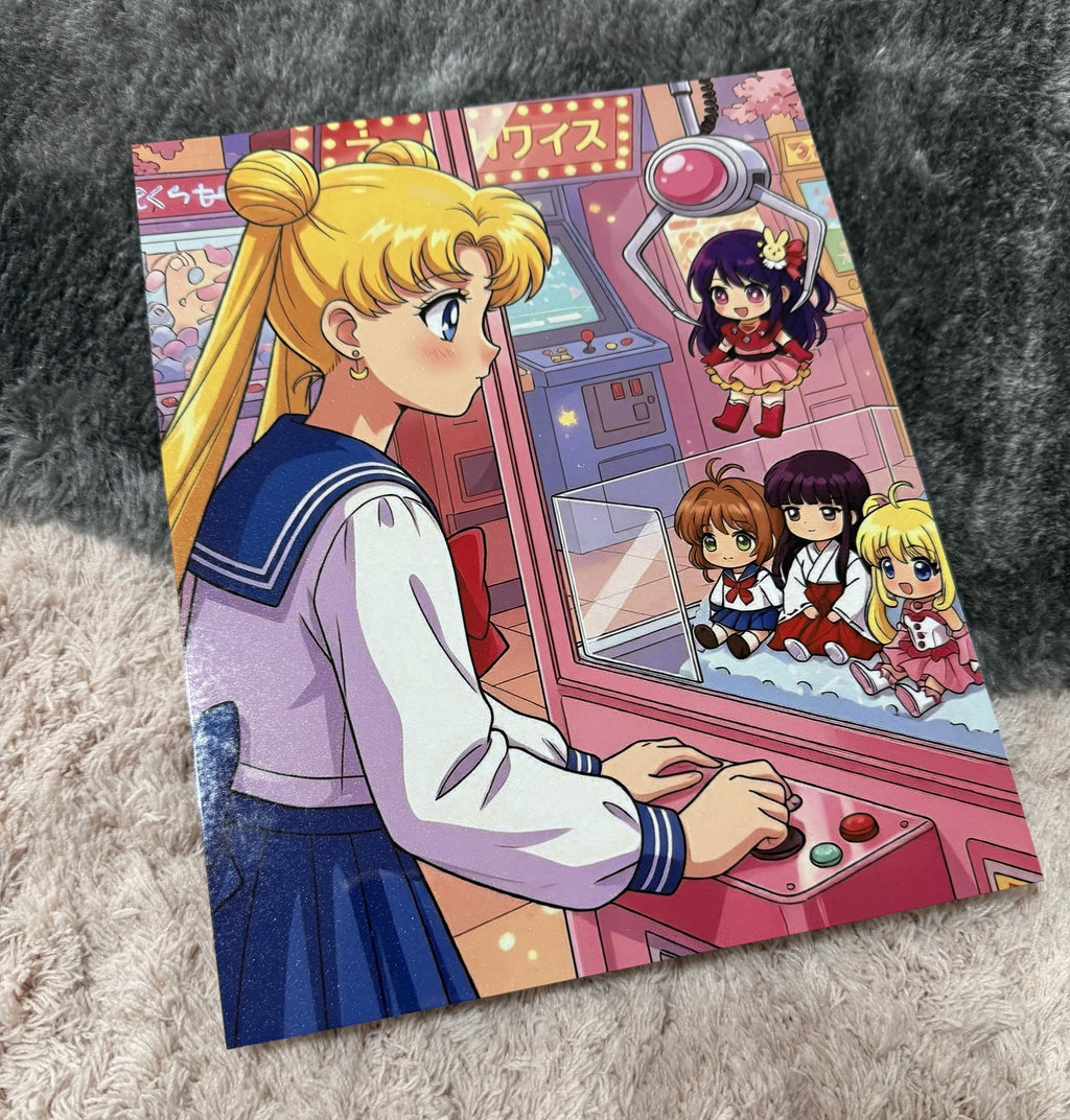 Lamina Sailor Moon , maquina grua