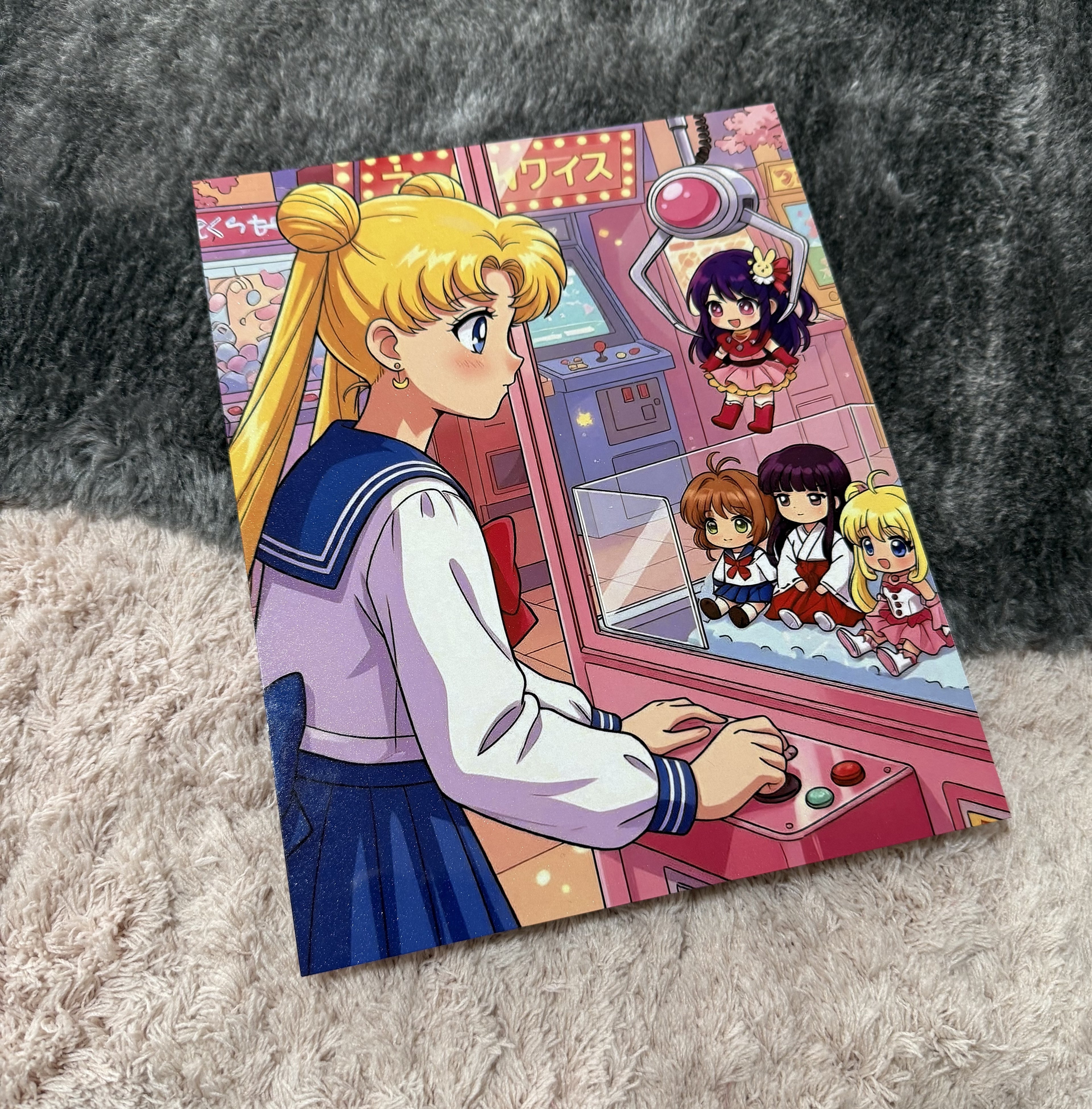 Lamina Sailor Moon , maquina grua