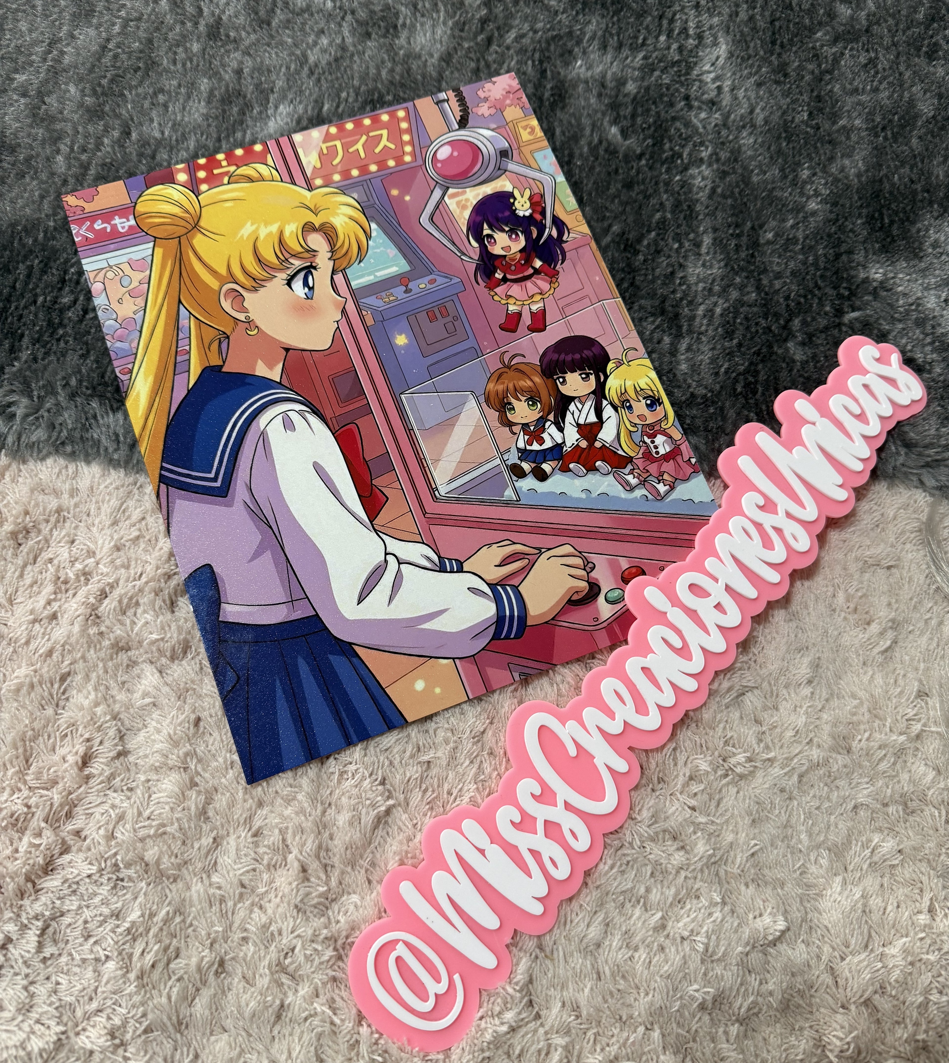 Lamina Sailor Moon , maquina grua