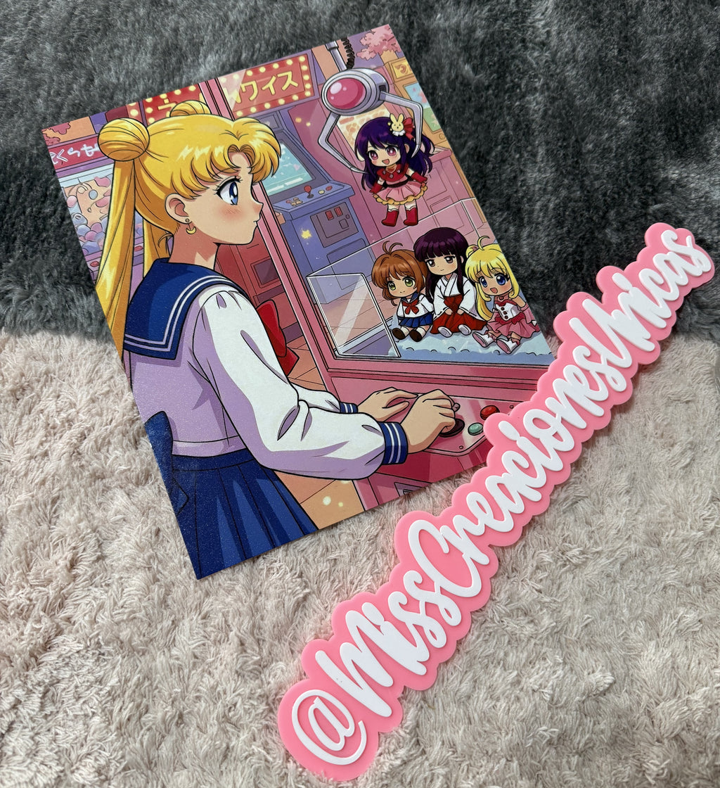 Lamina Sailor Moon , maquina grua