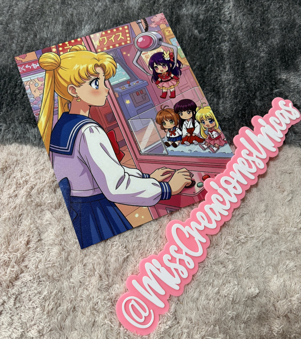 Lamina Sailor Moon , maquina grua