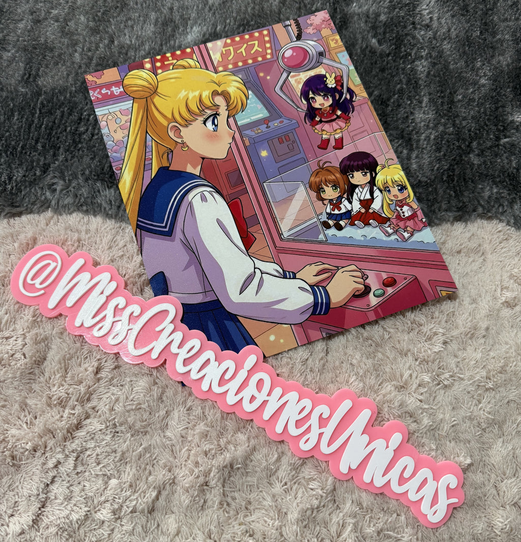 Lamina Sailor Moon , maquina grua
